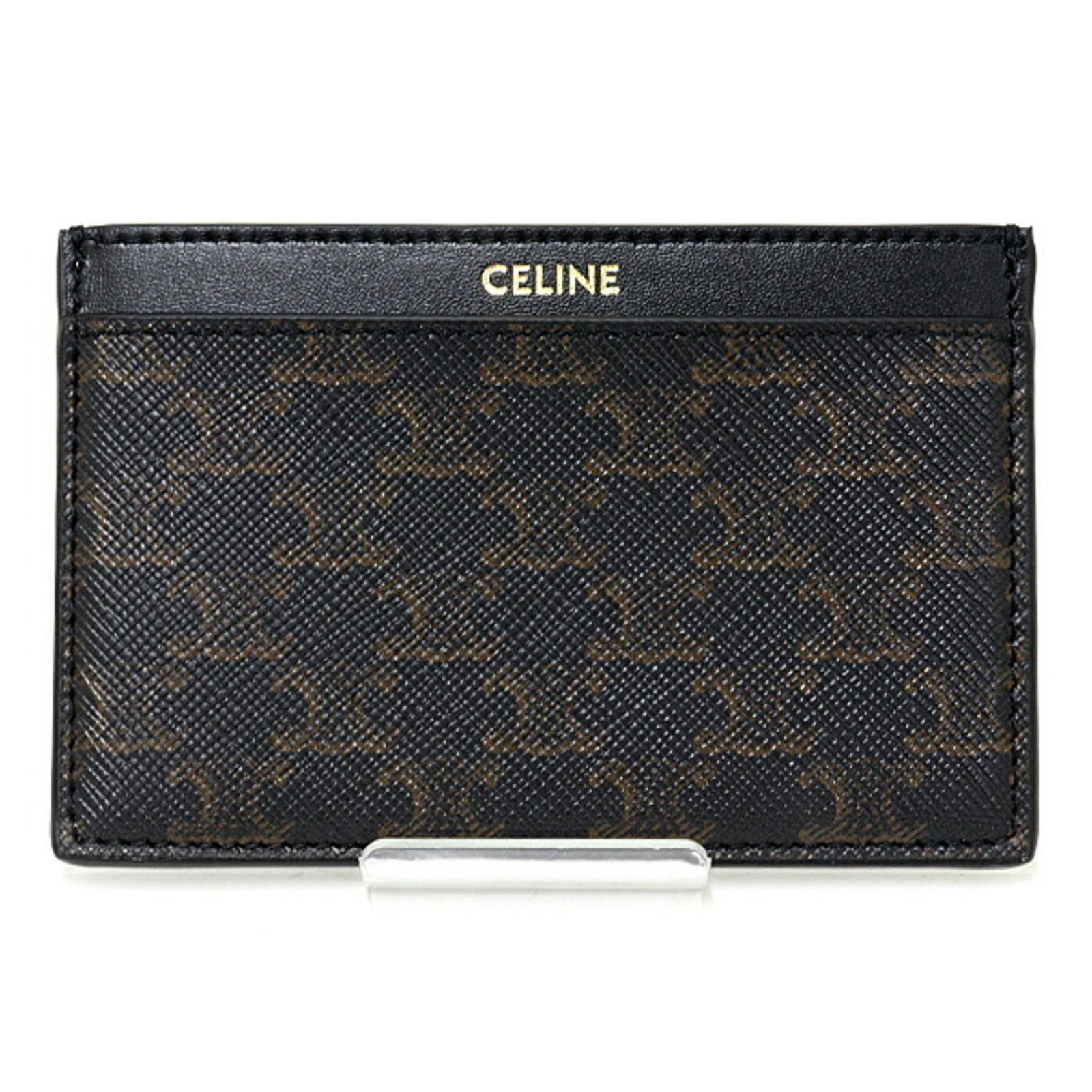 Canvas Leather Celine Card Case: Canvas Leather Celine Card Case Canvas Leather Celine Card Case - A sleek and sophisticated accessory, this card case is crafted from high-quality canvas and features rich, supple leather. The