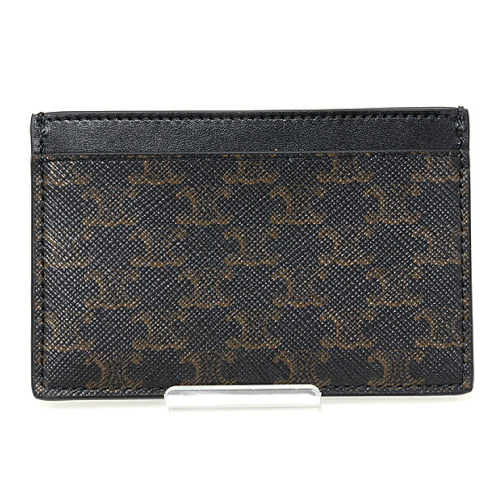 Canvas Leather Celine Card Case - 3