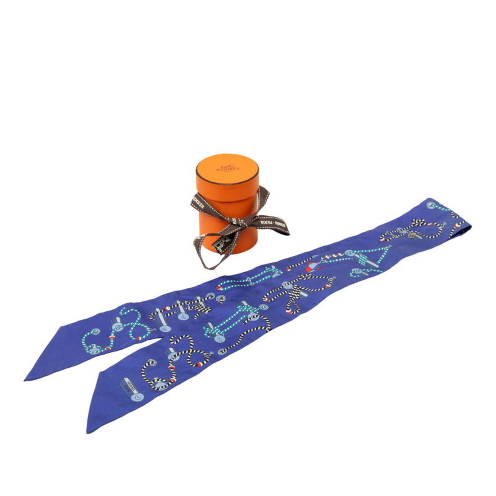 Silk Hermes Scarf - 5