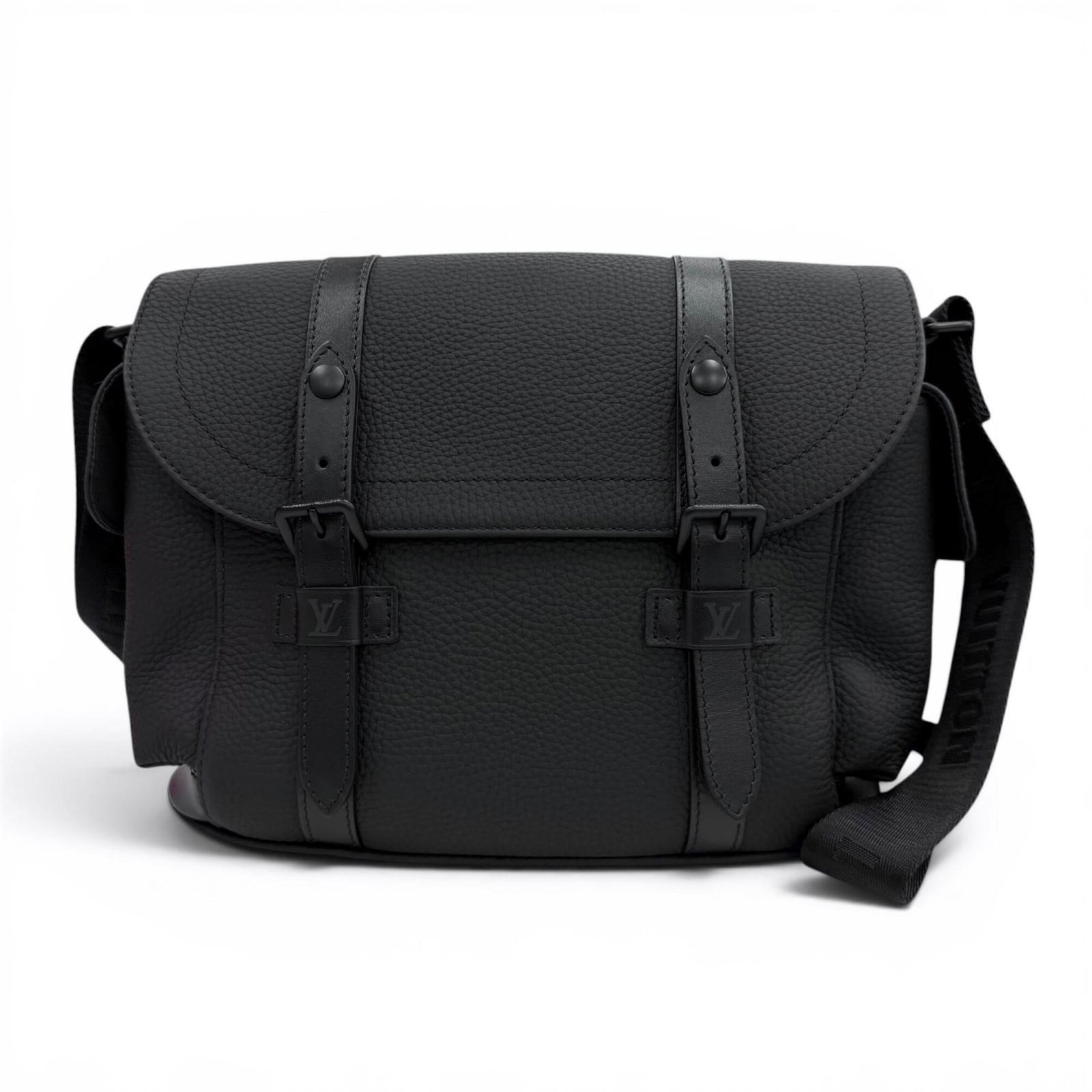 Shoulder Bag Leather Louis Vuitton: Shoulder Bag Leather Louis Vuitton The Louis Vuitton Shoulder Bag is crafted from high-quality Taurillon leather, a signature material of the iconic French brand. Measuring 24cm x 29cm x 8cm, this sle