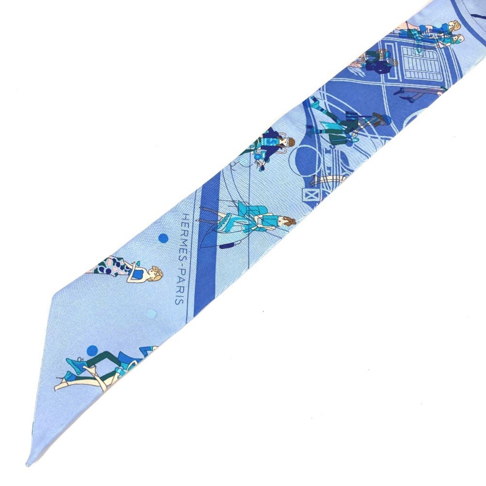Silk Hermes Scarf - 2