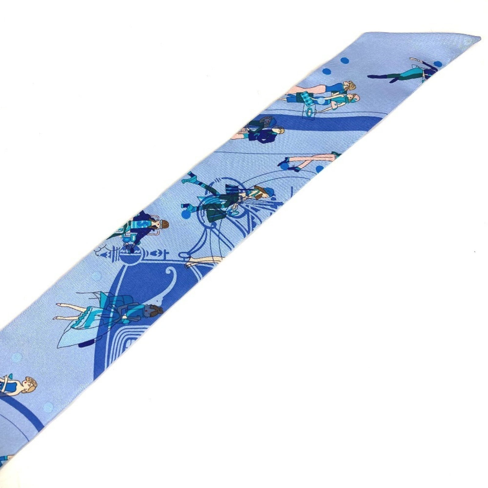 Silk Hermes Scarf - 4