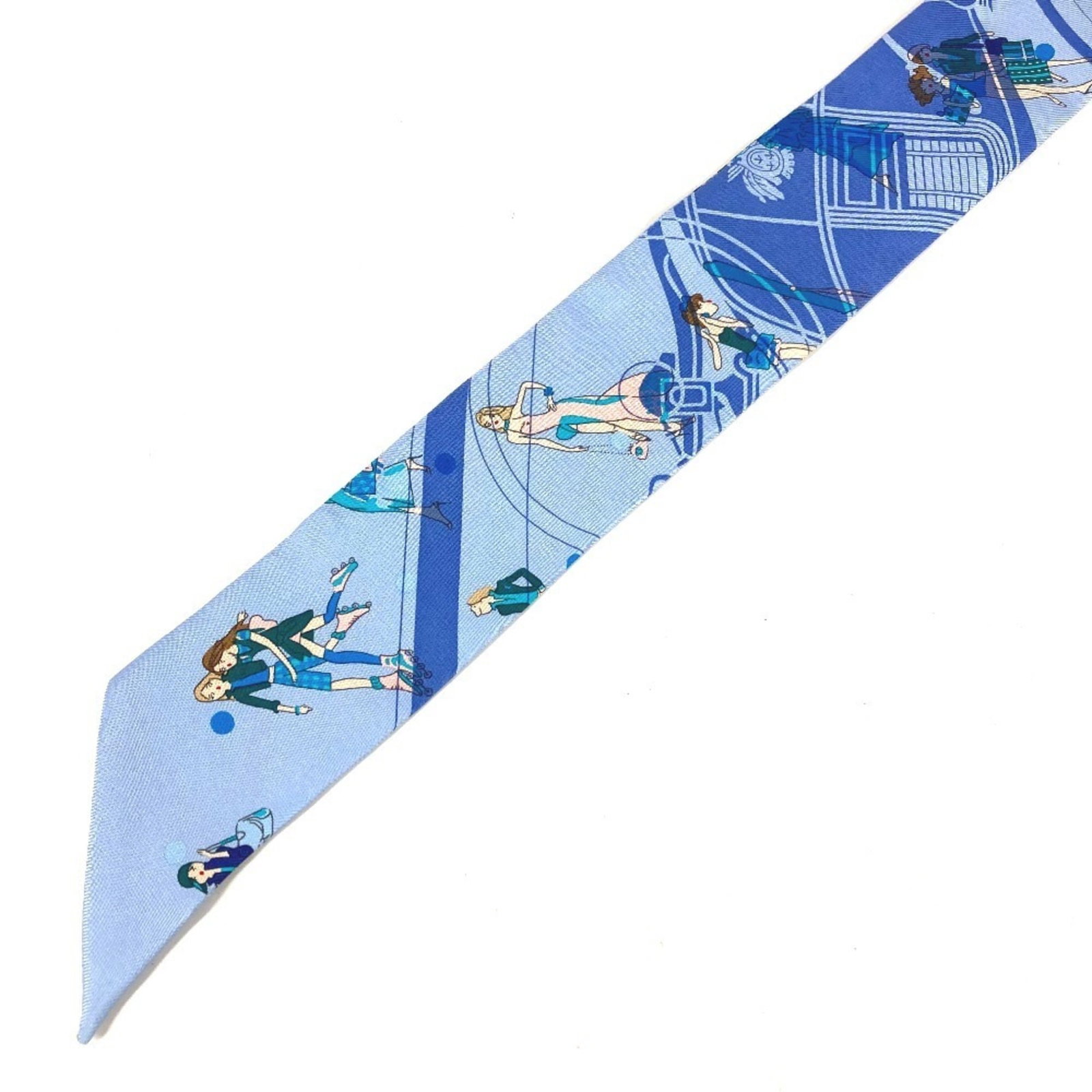 Silk Hermes Scarf - 5