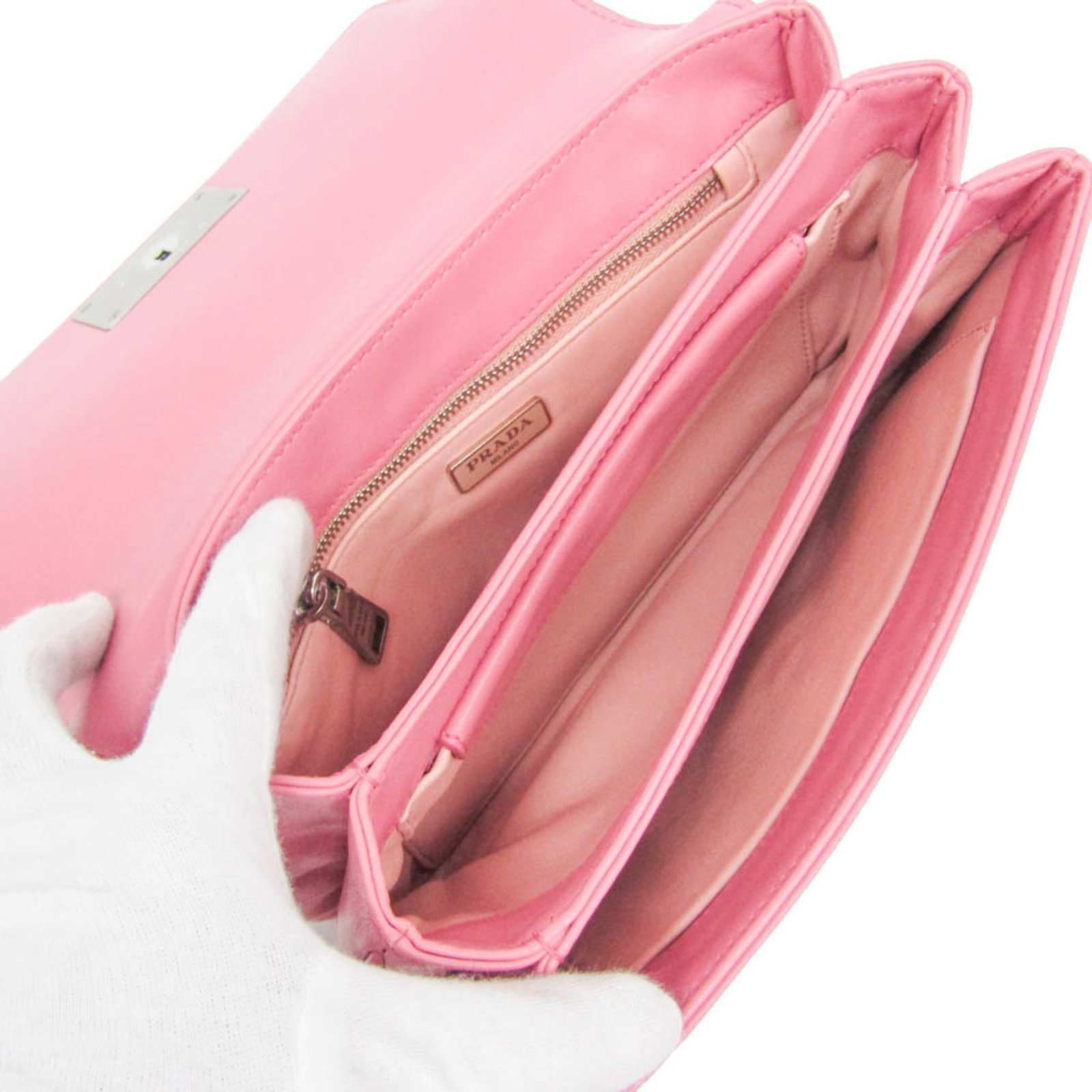 Shoulder Bag Leather Prada - 4