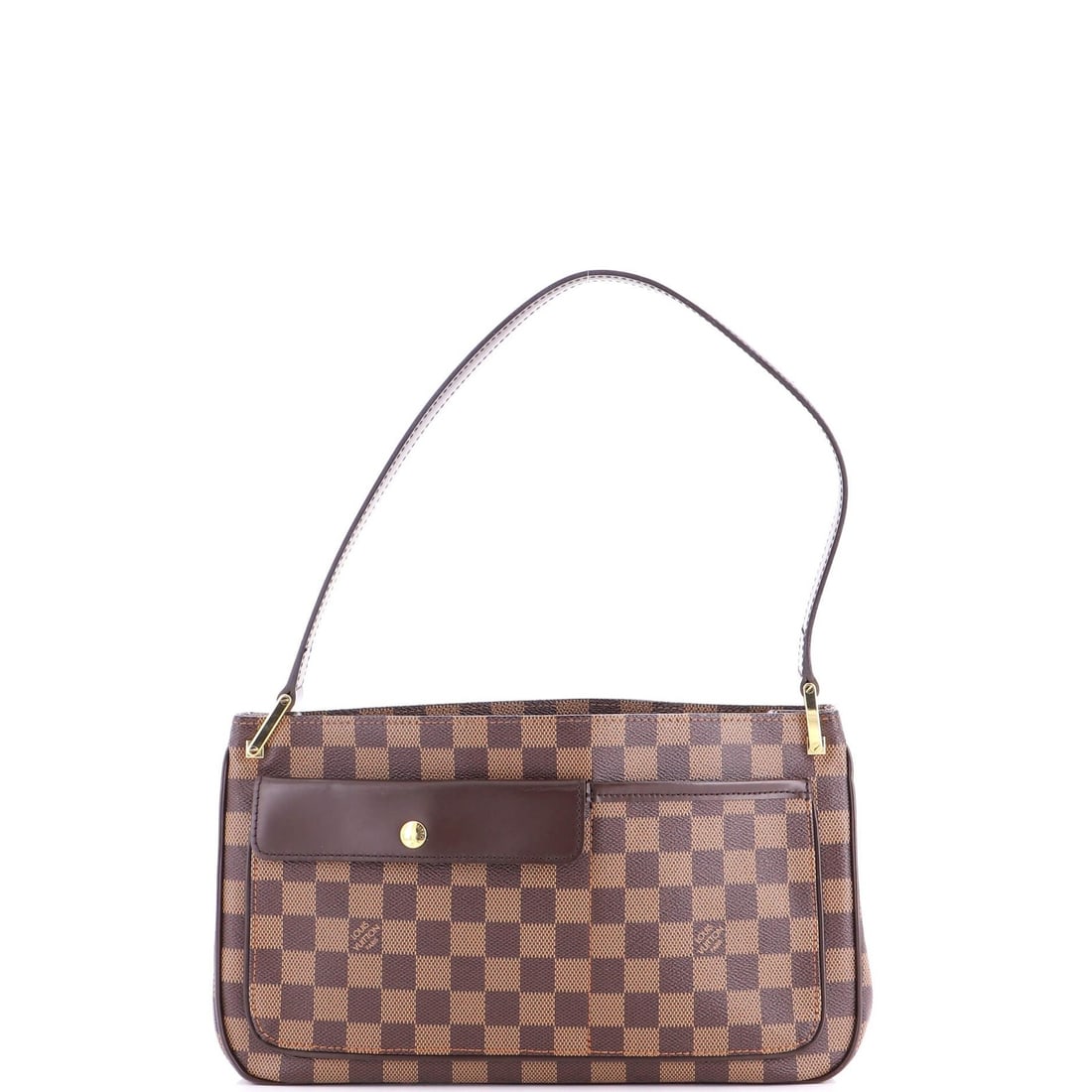 Damier Bag Aubagne Louis Vuitton: Damier Bag Aubagne Louis Vuitton Brown Damier Aubagne Shoulder Bag with Canvas Coated Exterior, Microfiber Orange Interior, and Gold Hardware. This Louis Vuitton bag features a classic design with a
