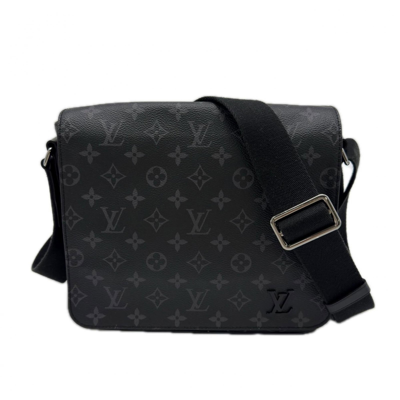 Canvas Coated Louis Vuitton Bag Shoulder: Canvas Coated Louis Vuitton Bag Shoulder Canvas Coated Louis Vuitton Bag Shoulder - A sleek and stylish shoulder bag with a classic Monogram Eclipse design, crafted from coated canvas in a versatile