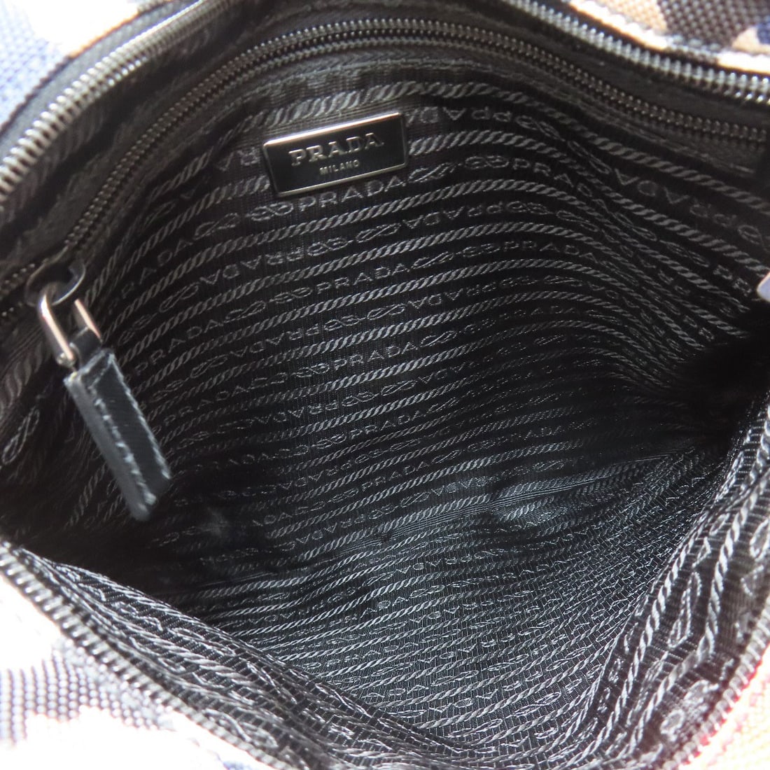 Shoulder Bag Canvas Pattern Camouflage Prada - 5