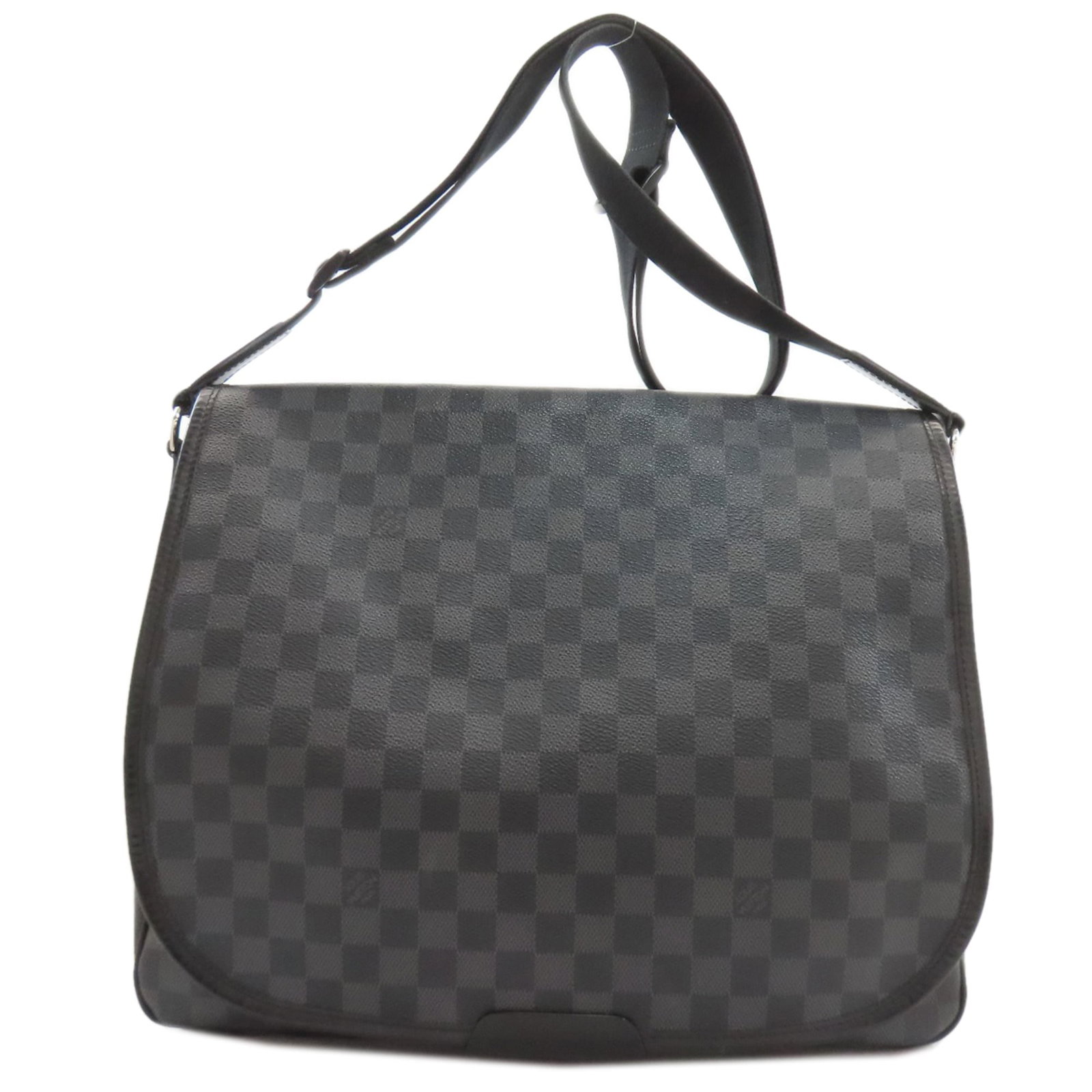 Shoulder Bag Damier Canvas By Louis Vuitton: Shoulder Bag Damier Canvas By Louis Vuitton The Damier Canvas Shoulder Bag by Louis Vuitton is a timeless and versatile accessory, featuring the iconic Damier Graphite and Dark gray pattern. Made