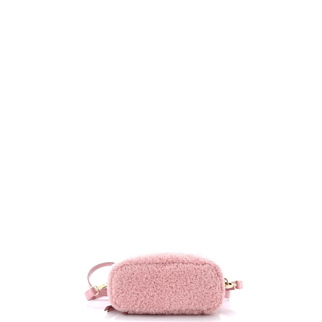 Miu Shearling Top Handle Case Vanity - 4