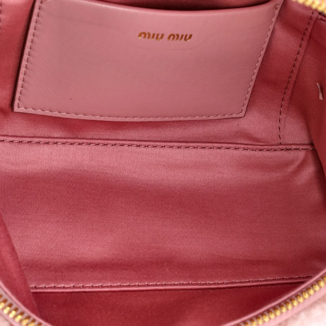 Miu Shearling Top Handle Case Vanity - 5