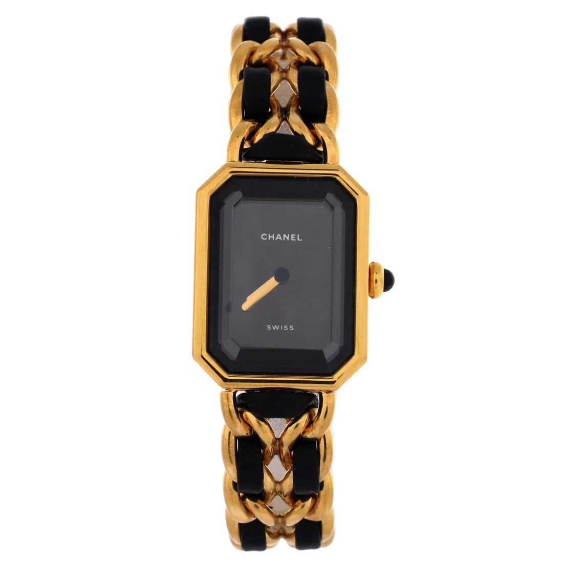 Rock Quartz Watch Plated Metal Leather Chanel 20: Rock Quartz Watch Plated Metal Leather Chanel 20 The Rock Quartz Watch Plated Metal Leather Chanel 20 boasts a sleek design with a 20mm case size and 7mm watch height, making it a stylish accessory