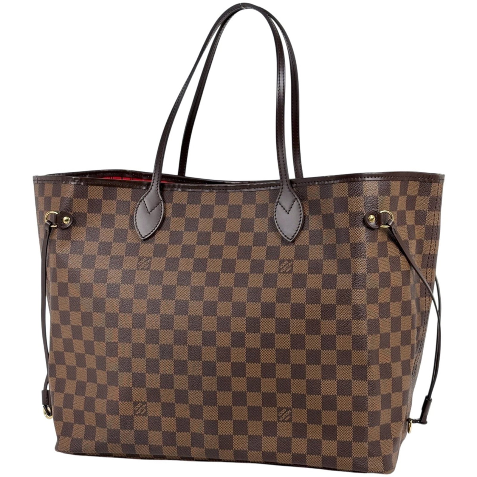 Damier Canvas Louis Vuitton Tote Shoulder Bag: Damier Canvas Louis Vuitton Tote Shoulder Bag Damier Canvas Louis Vuitton Tote Shoulder Bag - A timeless and stylish accessory, this shoulder bag features the iconic Damier Canvas pattern in a rich