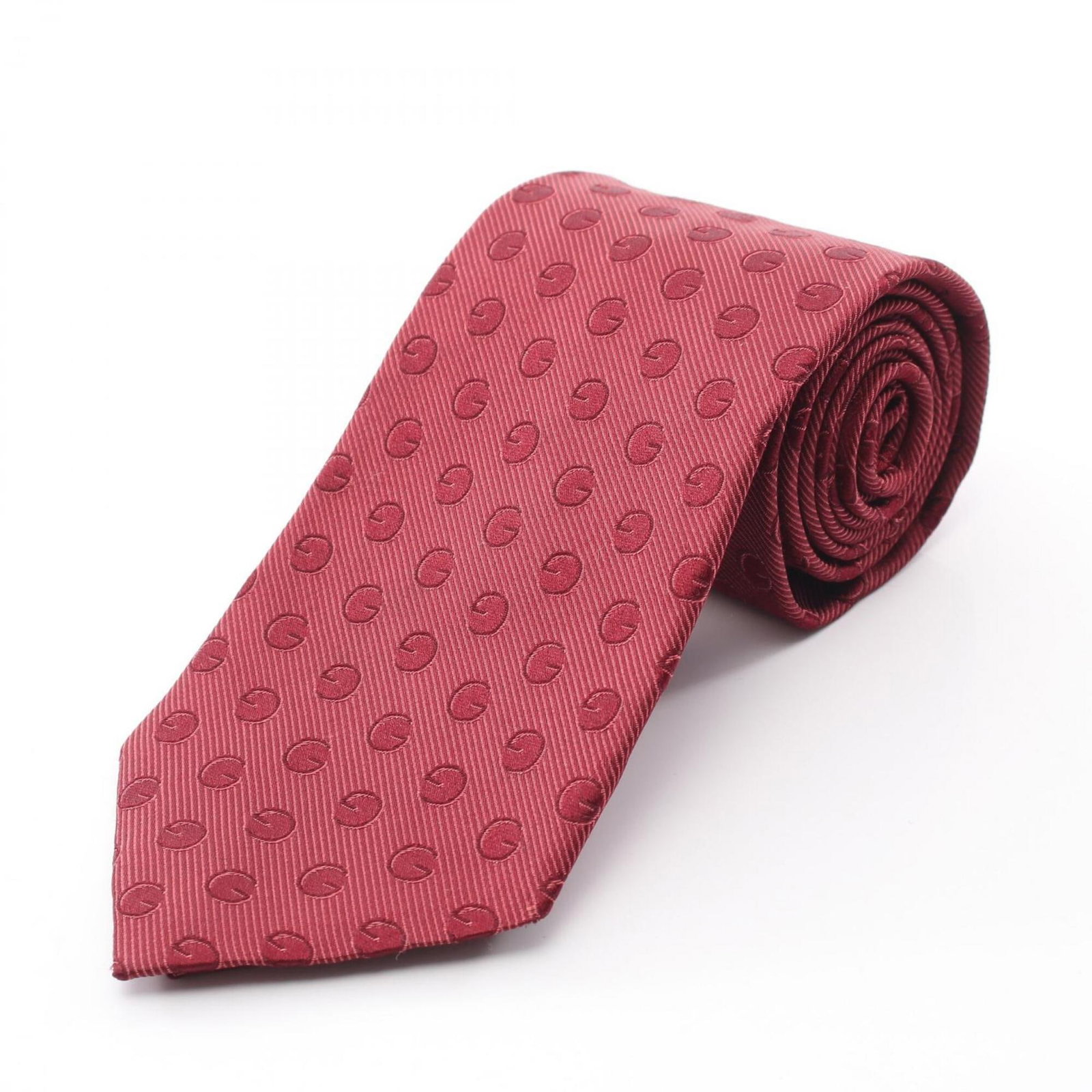 Silk cravat Gucci: Silk cravat Gucci Silk cravat from Gucci, available in Bordeaux color, measuring 147cm in total length. Made from high-quality silk material, this cravat is a notable accessory piece. Item Specifics: 