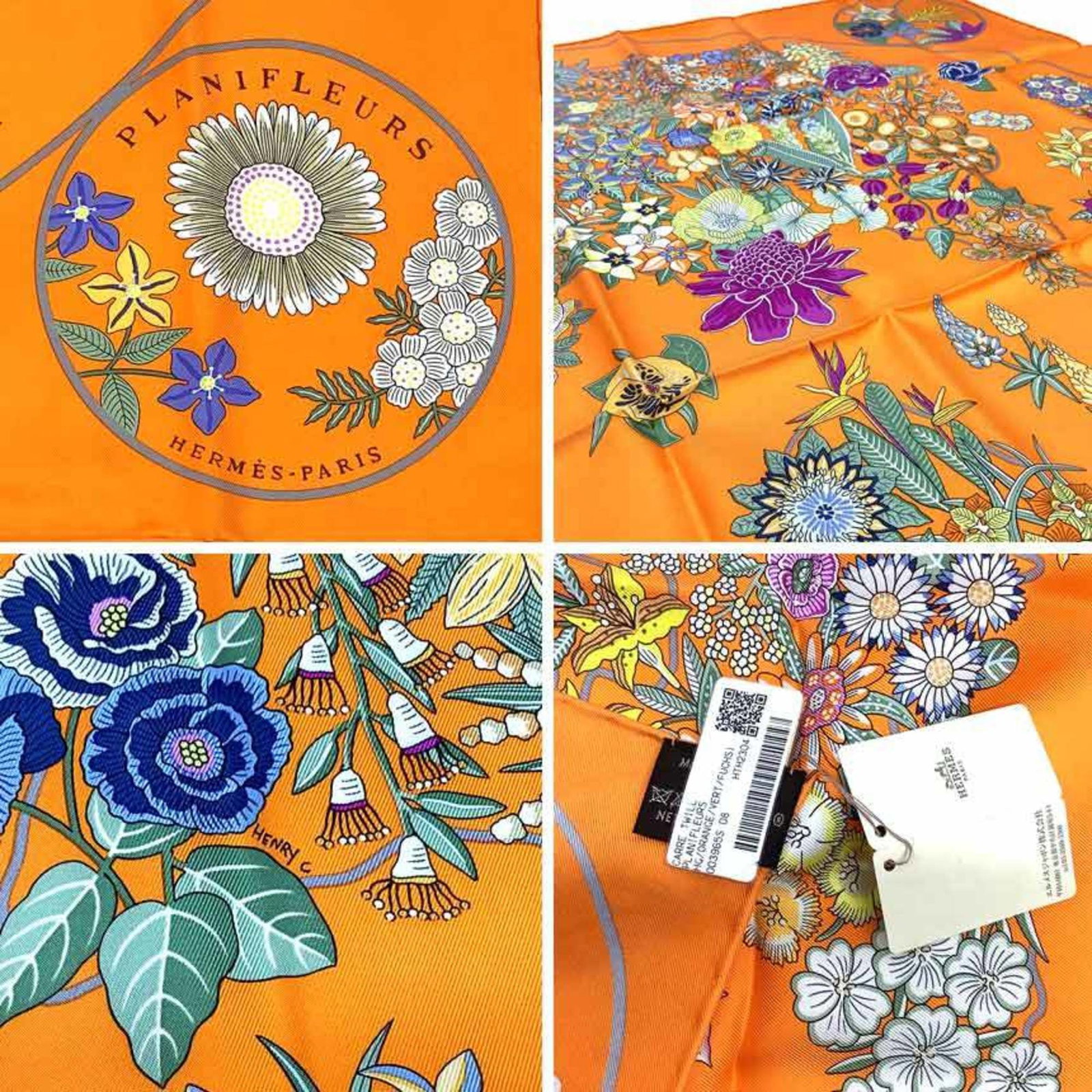 Silk Hermes Scarf - 2