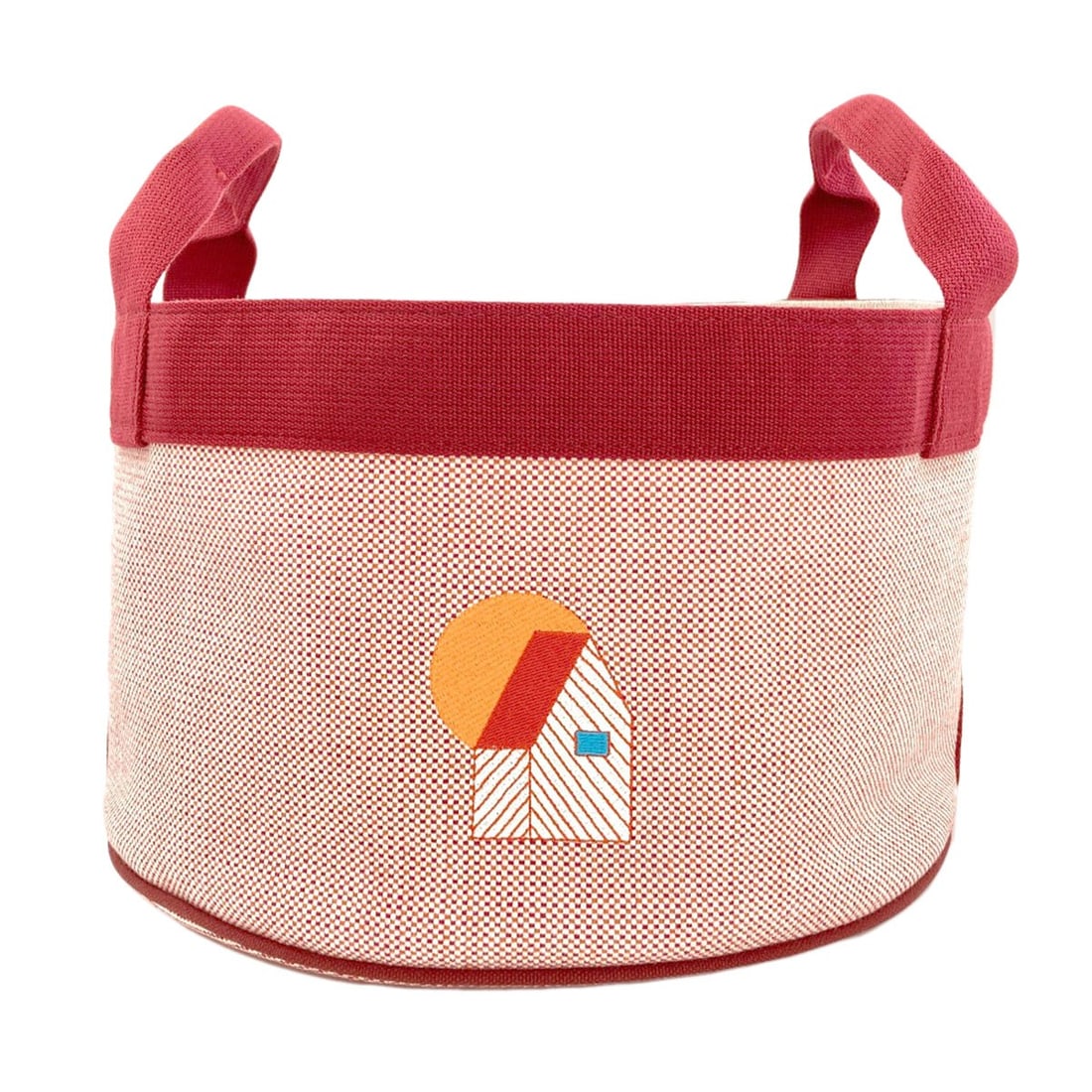 Handbag Hermes Cotton Pm Basket: Handbag Hermes Cotton Pm Basket The Herm?s Cotton Pm Basket handbag boasts a vibrant orange exterior made from cotton, a unique and eye-catching material choice. Its distinctive design makes it a