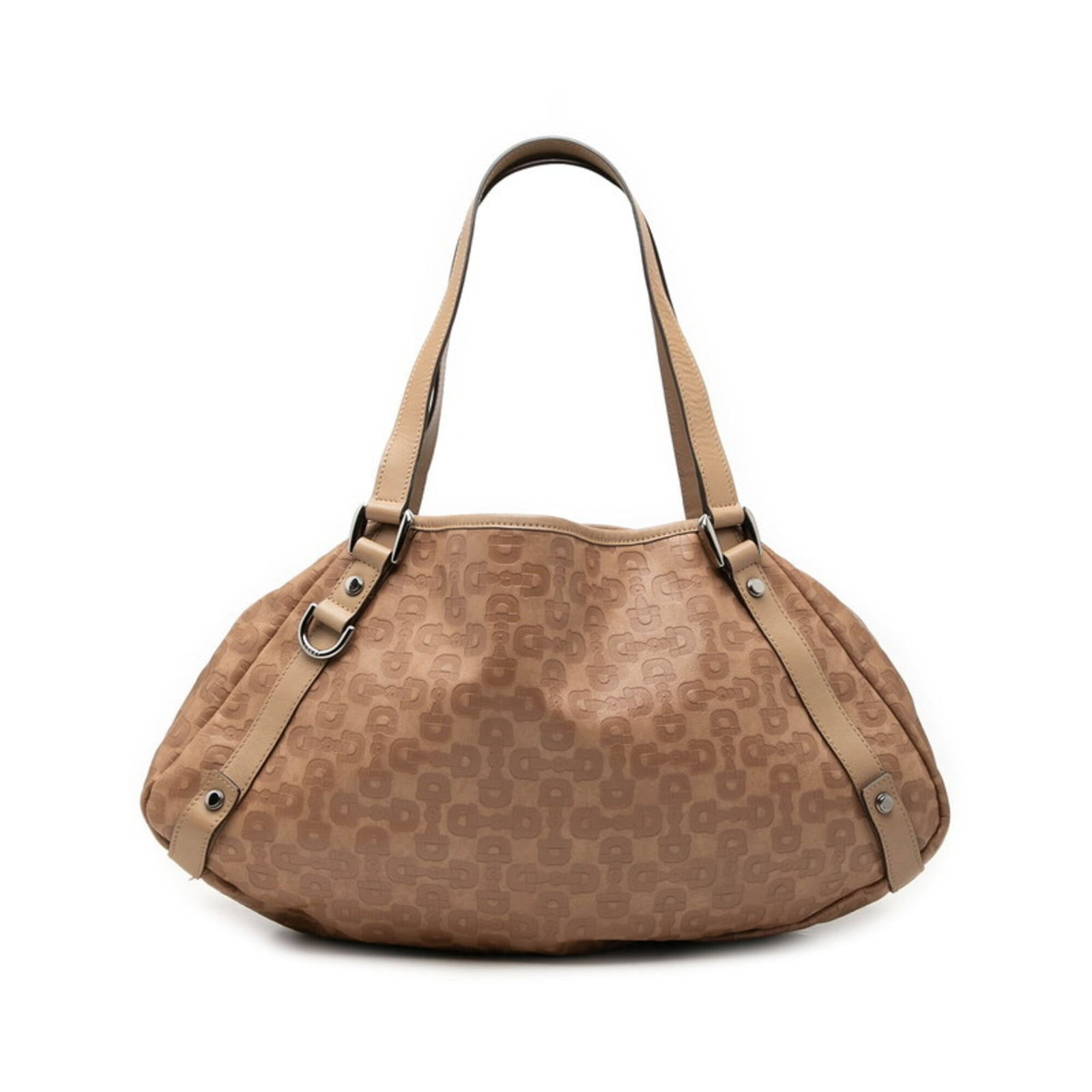 Tote Handbag Leather Gucci Bag: Tote Handbag Leather Gucci Bag Tote bag with classic Horsebit design, made from high-quality beige leather, featuring a timeless and sophisticated style. This Gucci tote measures 24cm x 41cm x 10cm,