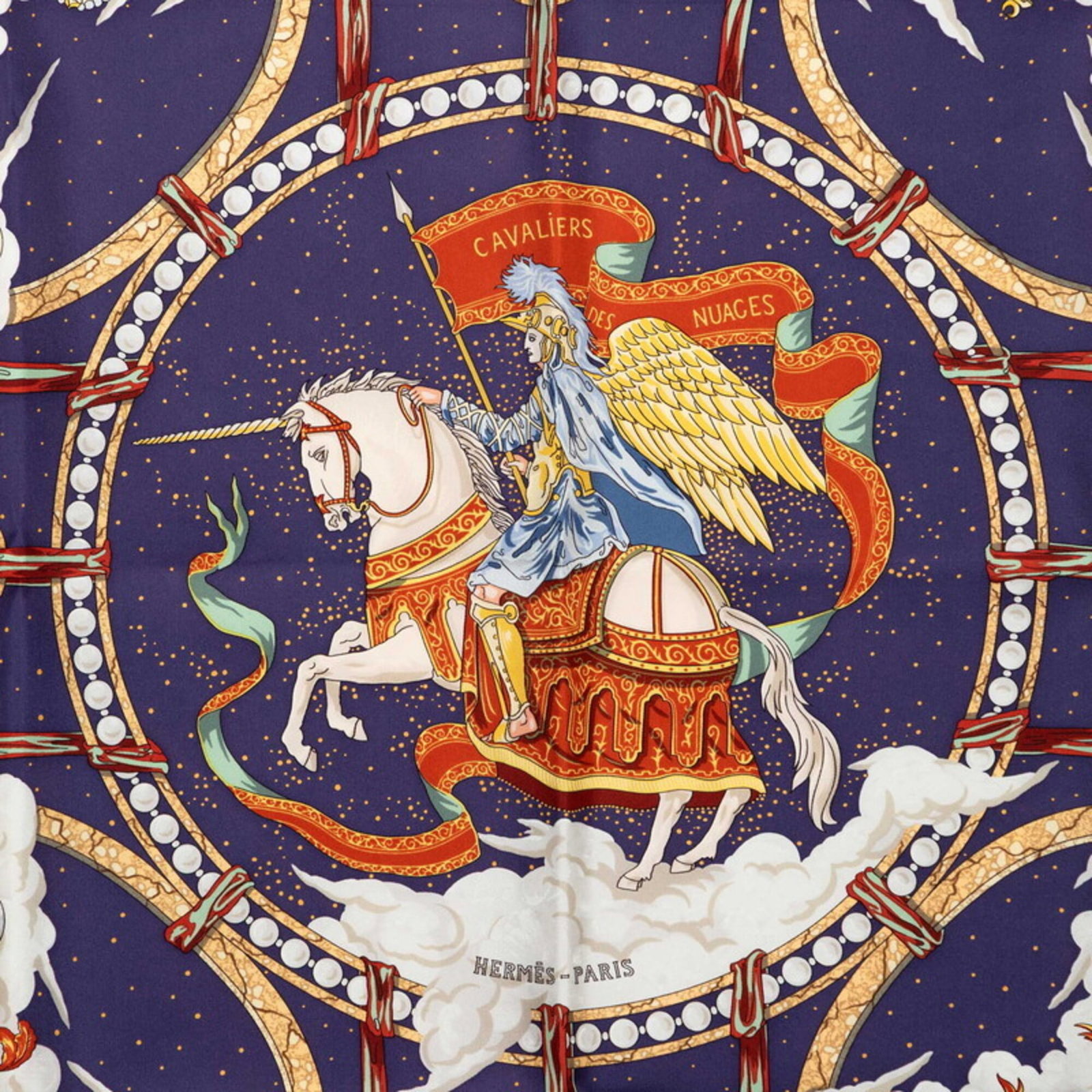 Silk Hermes Scarf - 3