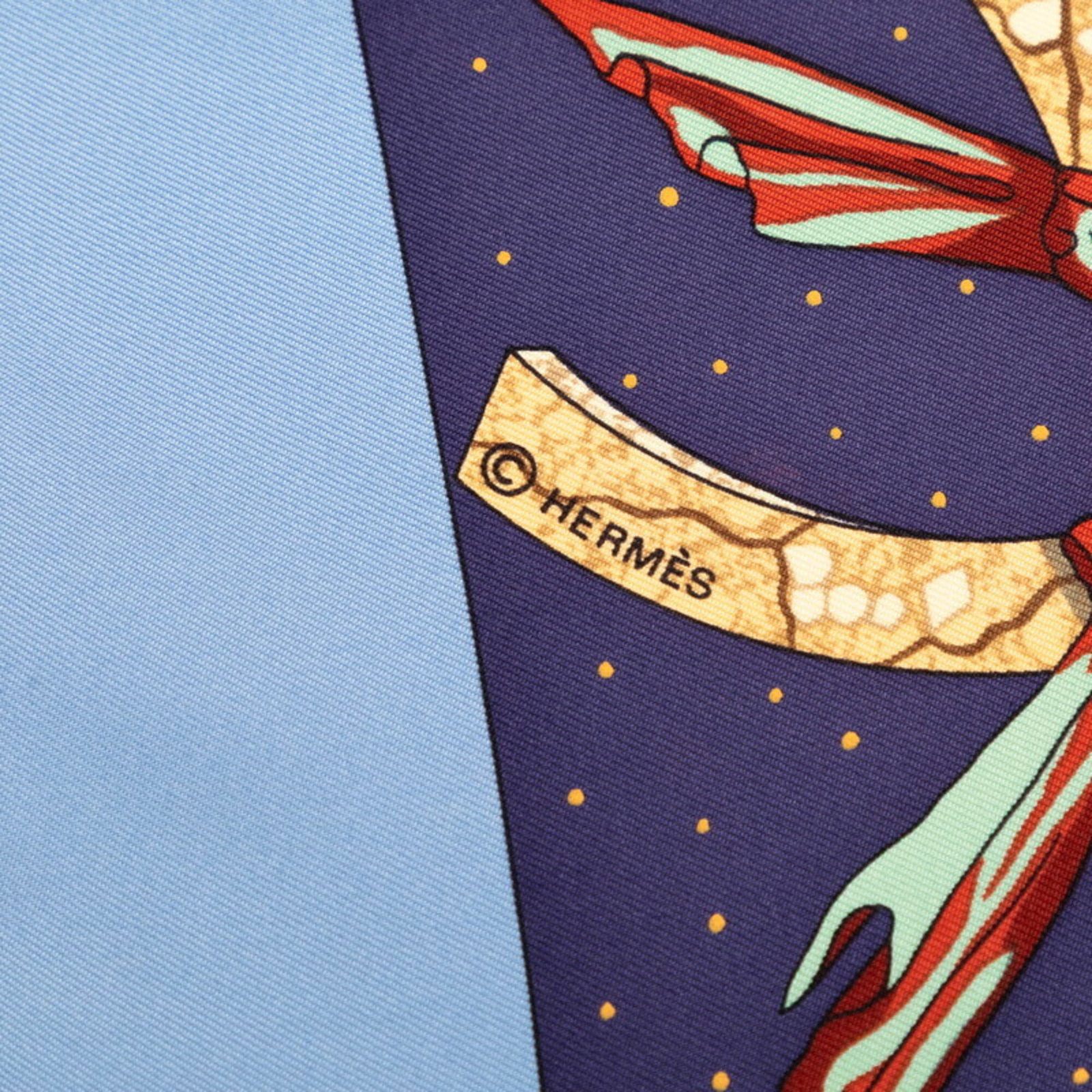 Silk Hermes Scarf - 7