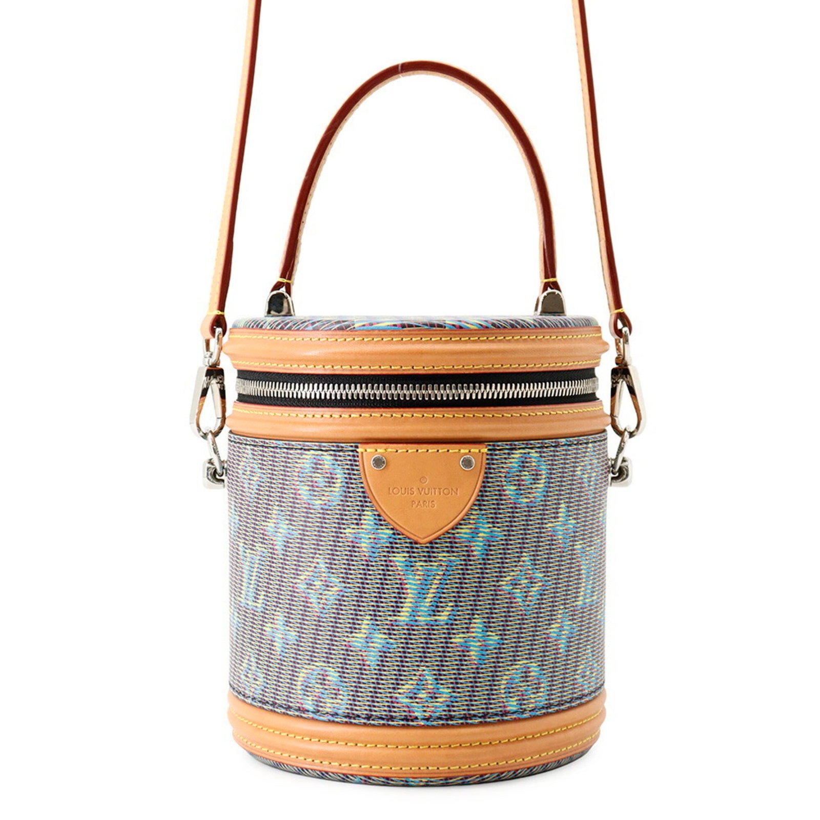 Monogram Louis Vuitton Handbag Shoulder: Monogram Louis Vuitton Handbag Shoulder Monogram Louis Vuitton Handbag Shoulder is a stylish shoulder bag featuring the iconic Monogram pattern in blue, with silver hardware accents. Measuring 17cm x