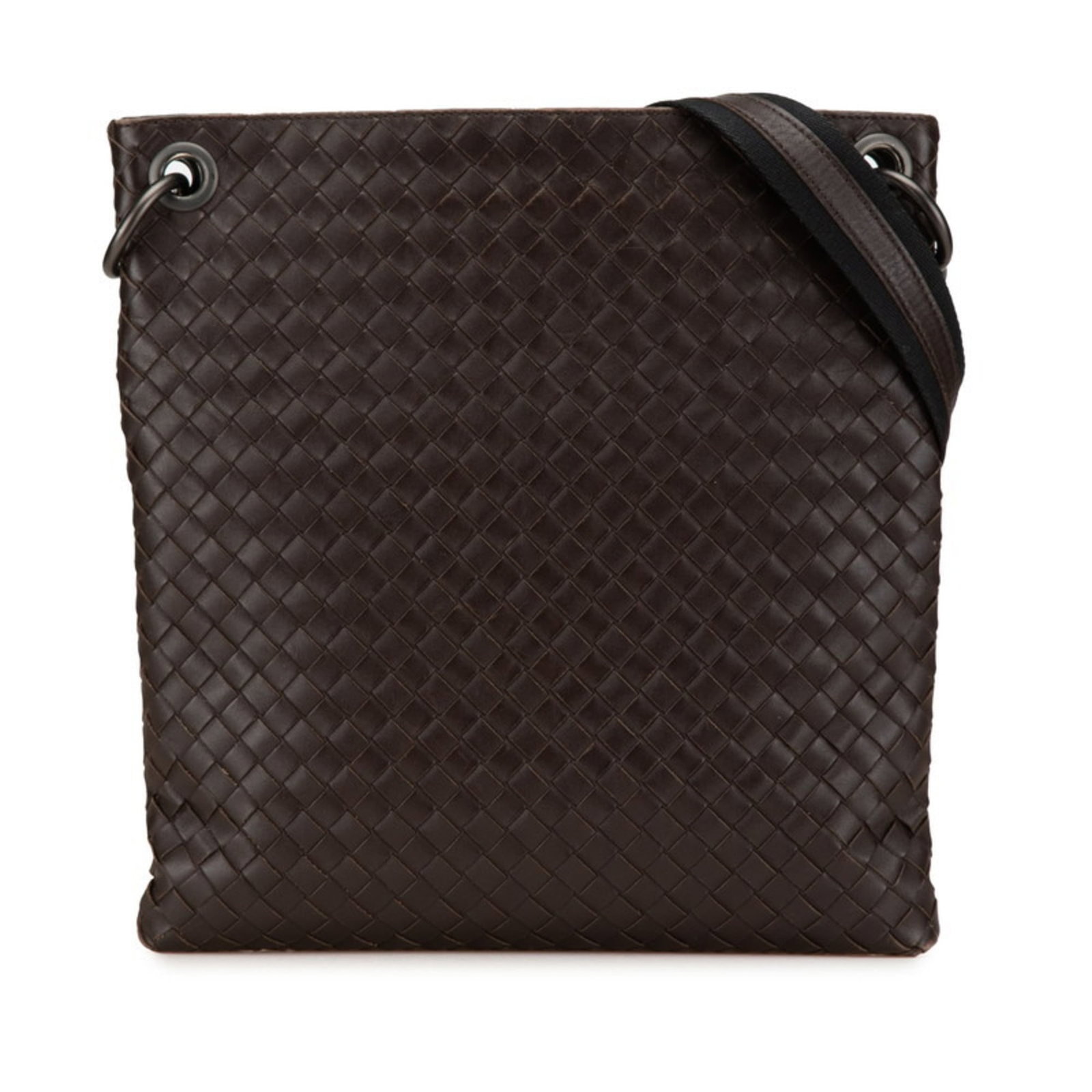 Bottega Veneta Shoulder Bag Leather: Bottega Veneta Shoulder Bag Leather Bottega Veneta Shoulder Bag Leather is a high-quality, brown leather shoulder bag with a classic design. Measuring 27.5cm x 26cm x 2cm, it features a timeless