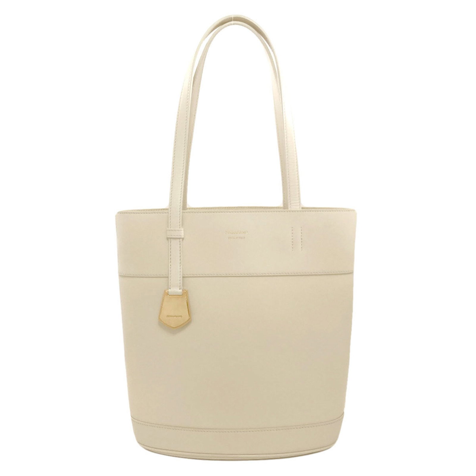Salvatore Ferragamo Leather Tote Pouch Bag: Salvatore Ferragamo Leather Tote Pouch Bag The Salvatore Ferragamo Leather Tote Pouch Bag is a stylish and sophisticated accessory, featuring high-quality leather construction and a classic design.
