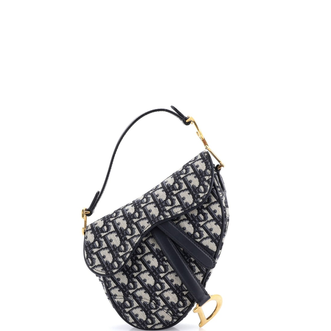Canvas Oblique Christian Dior Saddle Mini: Canvas Oblique Christian Dior Saddle Mini Canvas Oblique Christian Dior Saddle Mini - A stylish and compact shoulder bag with a classic oblique design, featuring a canvas exterior in a vibrant blue