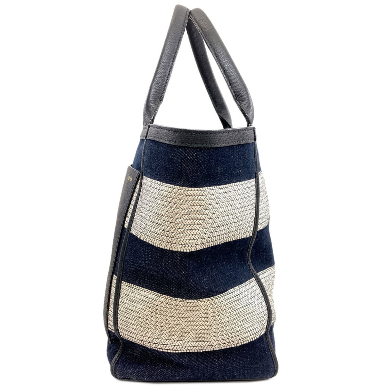 Canvas tote bag Valextra - 3