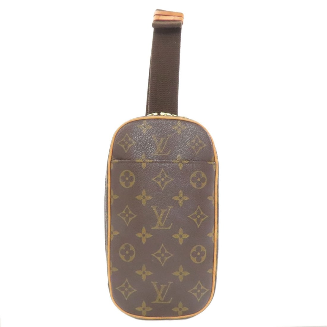 Body Bag Monogram Canvas Louis Vuitton M51870 Pochette Gange: Body Bag Monogram Canvas Louis Vuitton M51870 Pochette Gange Brown Monogram Canvas Body Bag with Louis Vuitton M51870 Pochette Gange Style. This body bag features a signature and is made from monogram