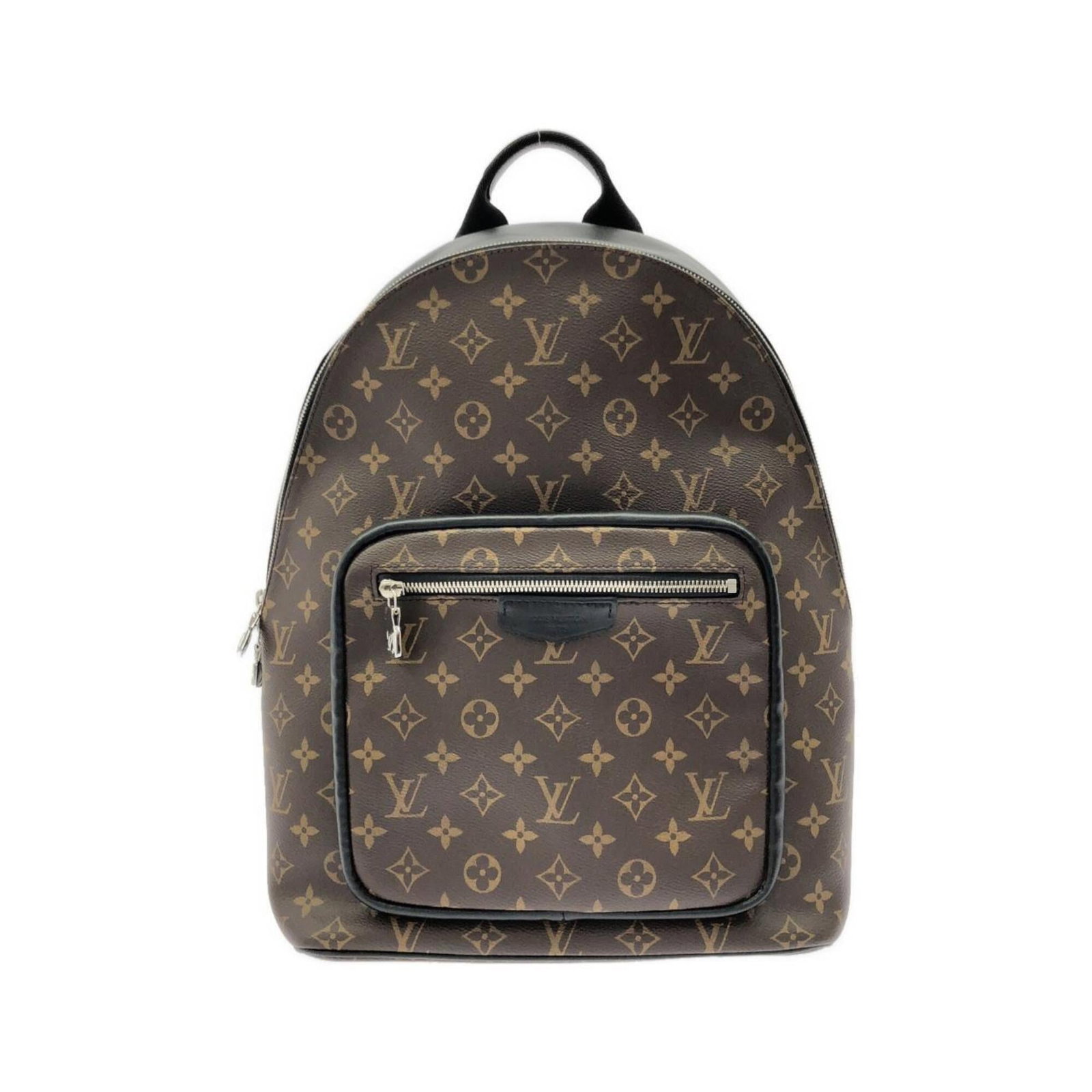 Backpack Coated Canvas Louis Vuitton: Backpack Coated Canvas Louis Vuitton Coated canvas backpack with iconic Louis Vuitton monogram Macassar design, available in the classic Marron color. This stylish and functional bag measures 38cm x
