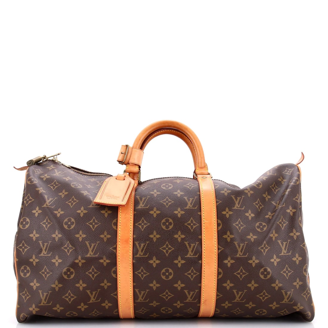 Canvas Monogram Bag Louis Vuitton Keepall 50: Canvas Monogram Bag Louis Vuitton Keepall 50 Canvas Monogram Bag Louis Vuitton Keepall 50 - A Timeless Brown Duffle with Classic Details. This Louis Vuitton Keepall 50 bag features a sturdy canvas