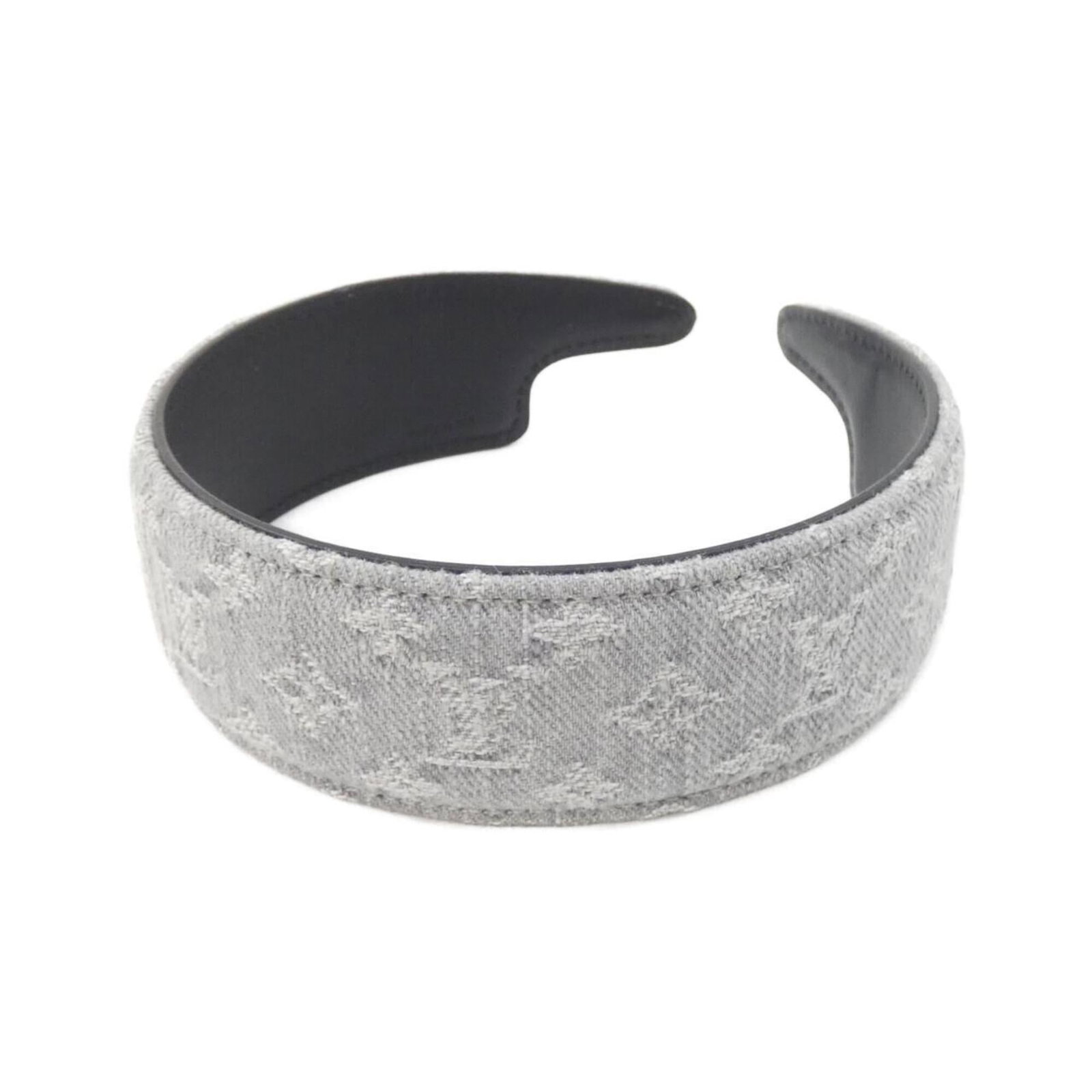 Louis Vuitton Monogram Denim Headband Lv Outline M94937 Hair Accessory (1 of 3)