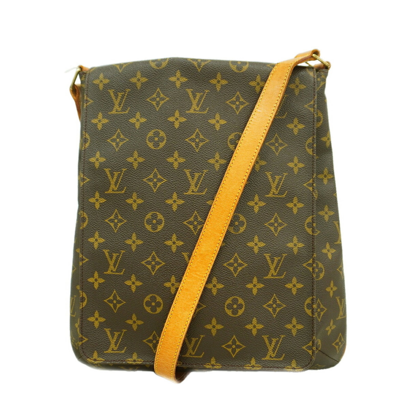 Shoulder Bag by Louis Vuitton: Shoulder Bag by Louis Vuitton Brown Louis Vuitton shoulder bag with classic design, measuring 37cm x 30cm x 2cm. The bag's signature monogram pattern adds a touch of timeless elegance, while its