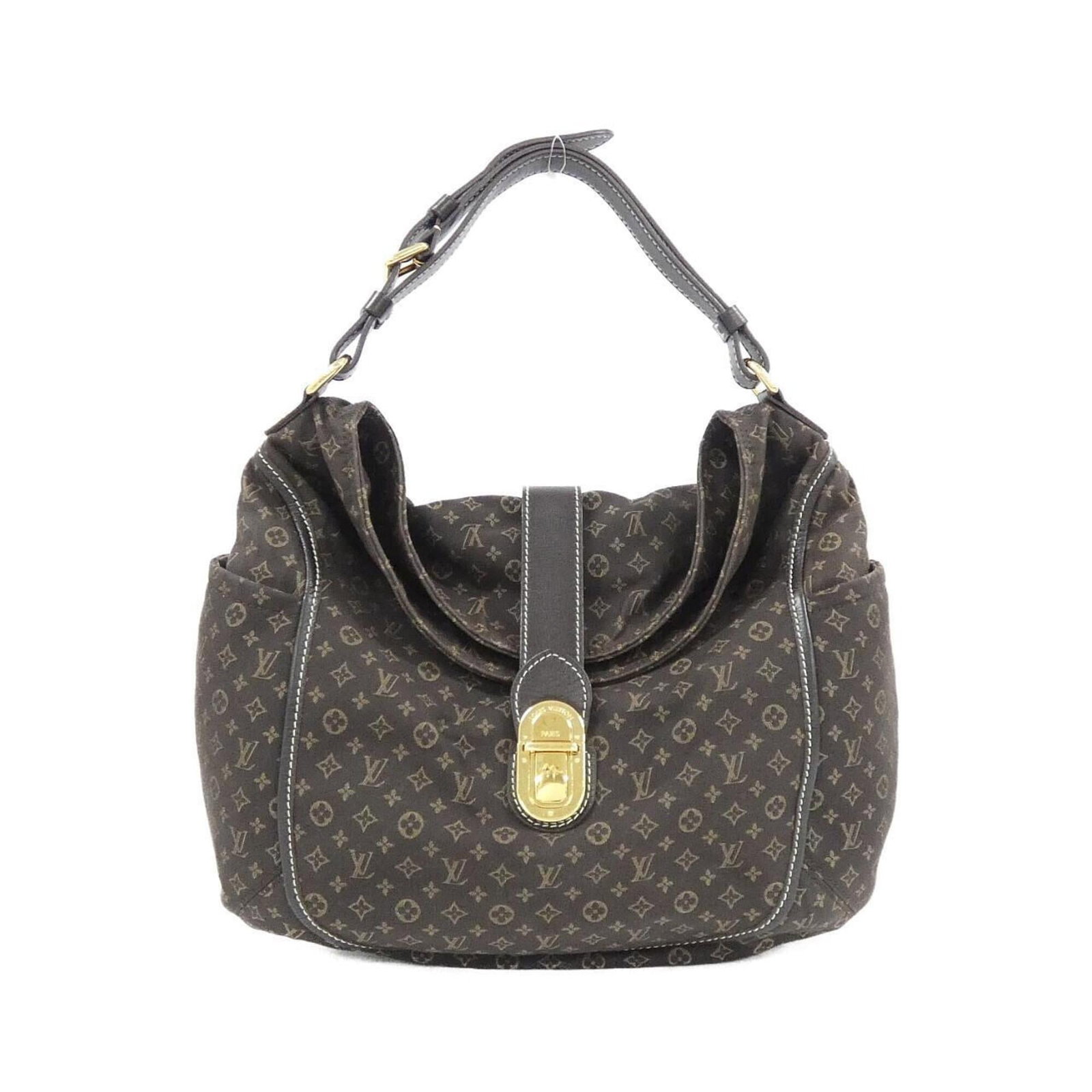 Shoulder Bag Canvas Louis Vuitton: Shoulder Bag Canvas Louis Vuitton Canvas Louis Vuitton shoulder bag with iconic Monogram Idylle design, crafted from high-quality canvas material and featuring gold hardware for a touch of luxury.