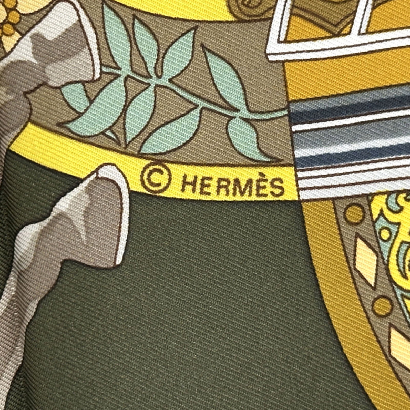 Silk Hermes Scarf - 6