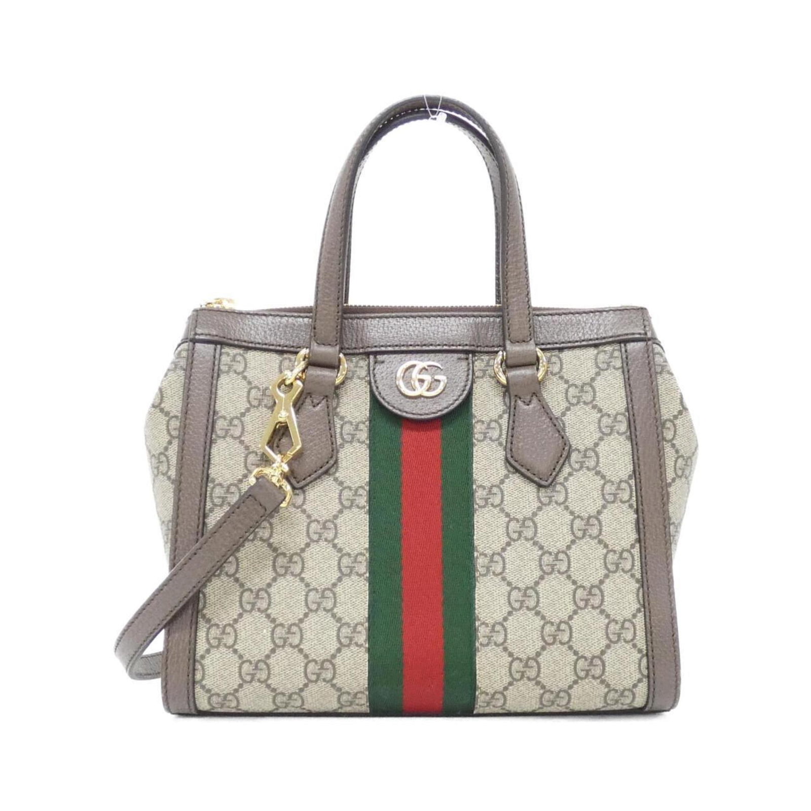 Handbag Supreme Gucci Leather: Handbag Supreme Gucci Leather Handbag Supreme Gucci Leather is a high-quality, beige and brown GG Supreme leather handbag with gold hardware. Measuring 20cm x 24cm x 10cm, it features a 24.5cm handle 