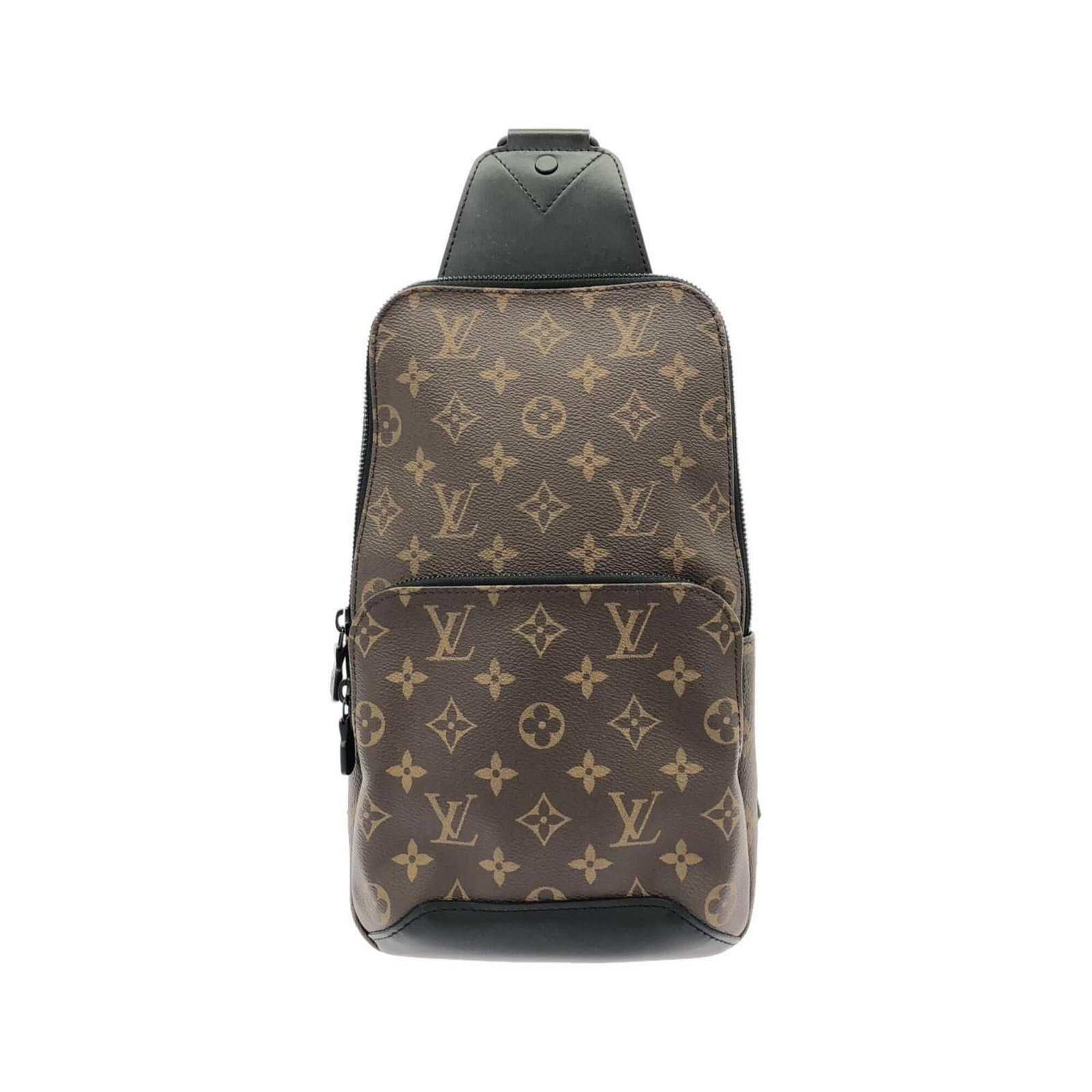 Canvas Coated Louis Vuitton Bag Shoulder: Canvas Coated Louis Vuitton Bag Shoulder Canvas Coated Louis Vuitton Bag Shoulder - A stylish shoulder bag with a classic monogram Macassar design, crafted from coated canvas in a timeless marron