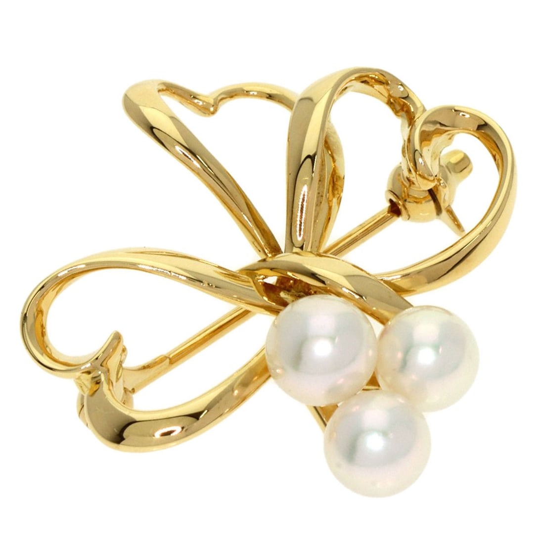 K18 Yellow Gold Pearl Brooch Mikimoto: K18 Yellow Gold Pearl Brooch Mikimoto K18 Yellow Gold Pearl Brooch Mikimoto is a stunning piece featuring a high-quality pearl set in K18 yellow gold. The intricate details and premium materials make 