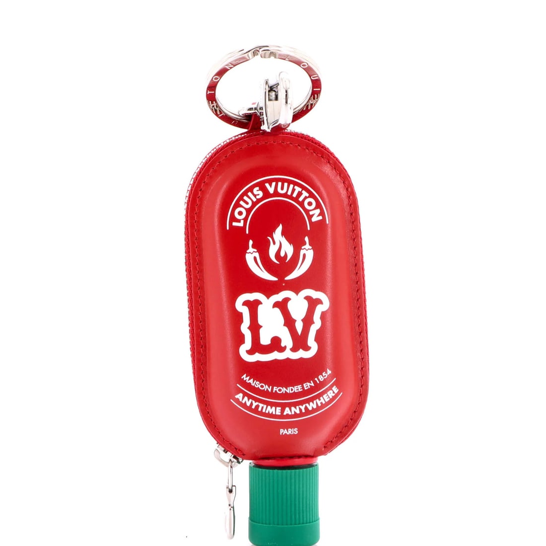 Spicy Bag Leather Charm Louis Vuitton Monogram Canvas: Spicy Bag Leather Charm Louis Vuitton Monogram Canvas Spicy Bag Leather Charm Louis Vuitton Monogram Canvas features a unique combination of leather and monogram canvas, with a bold print exterior in