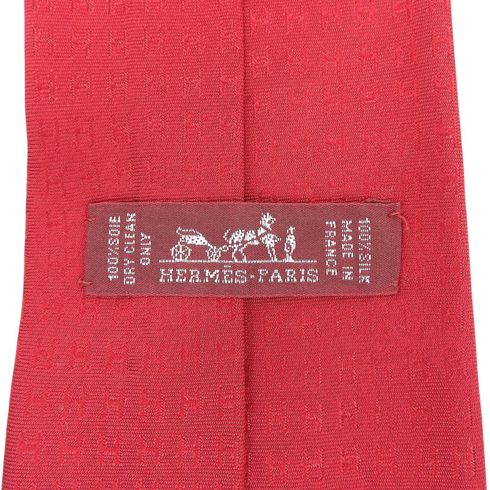 Silk Cravat Hermes - 8