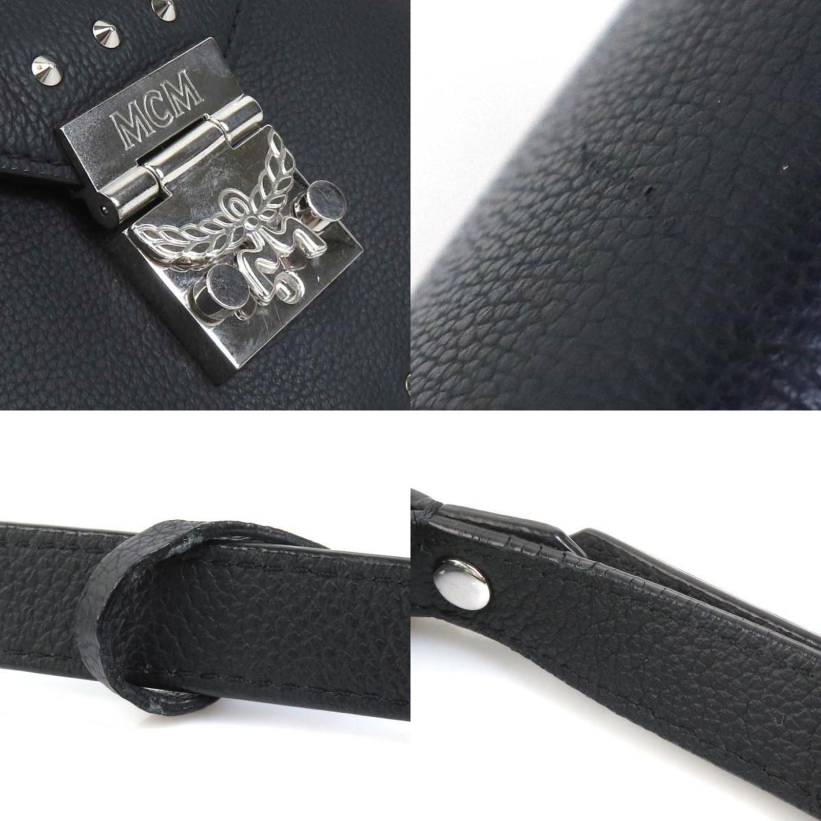 Leather Mcm Shoulder Bag - 4