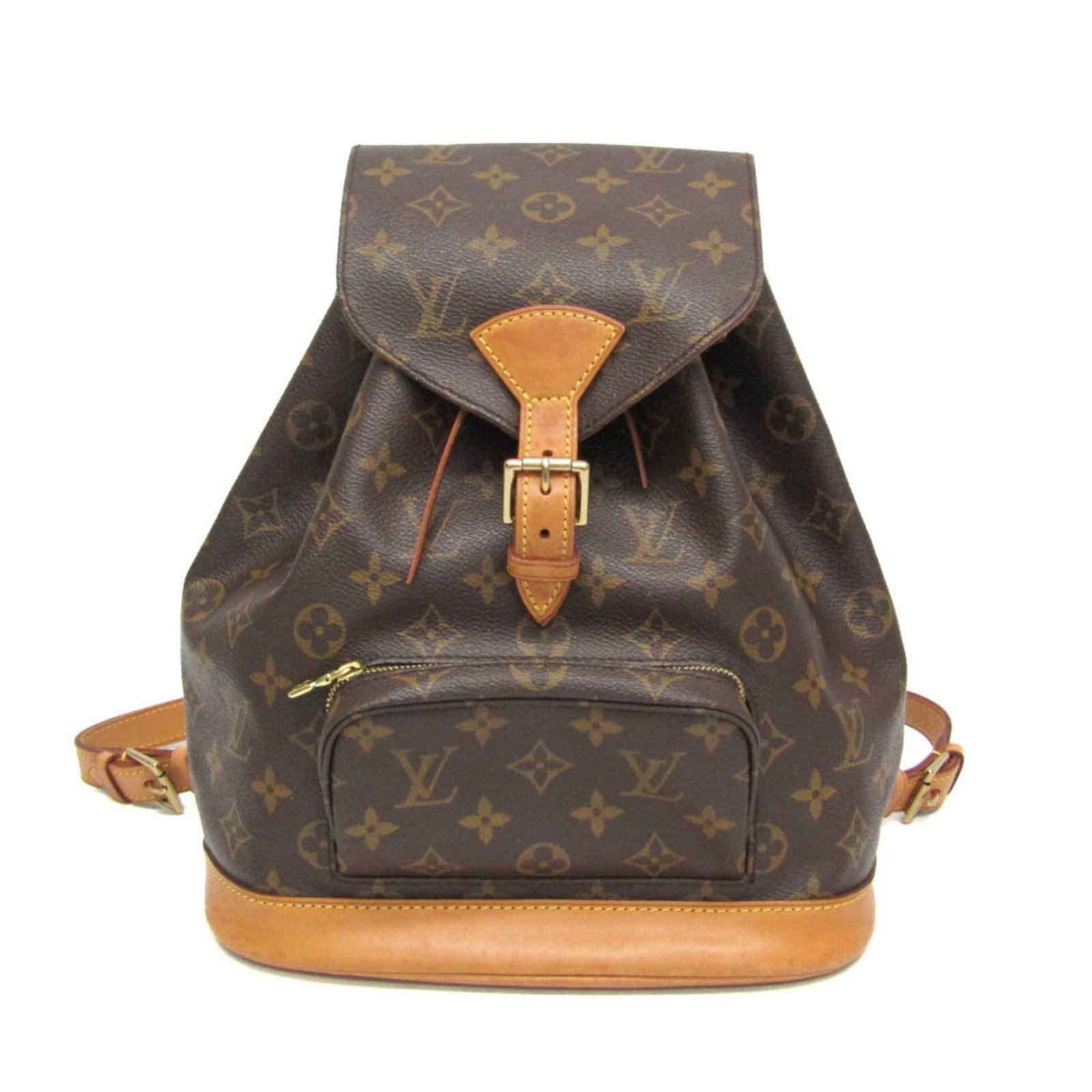 Vuitton Louis Monogram Backpack: Vuitton Louis Monogram Backpack The Louis Vuitton Montsouris MM Backpack boasts a timeless design with its iconic Monogram pattern, available in a classic monogram color. This stylish backpack