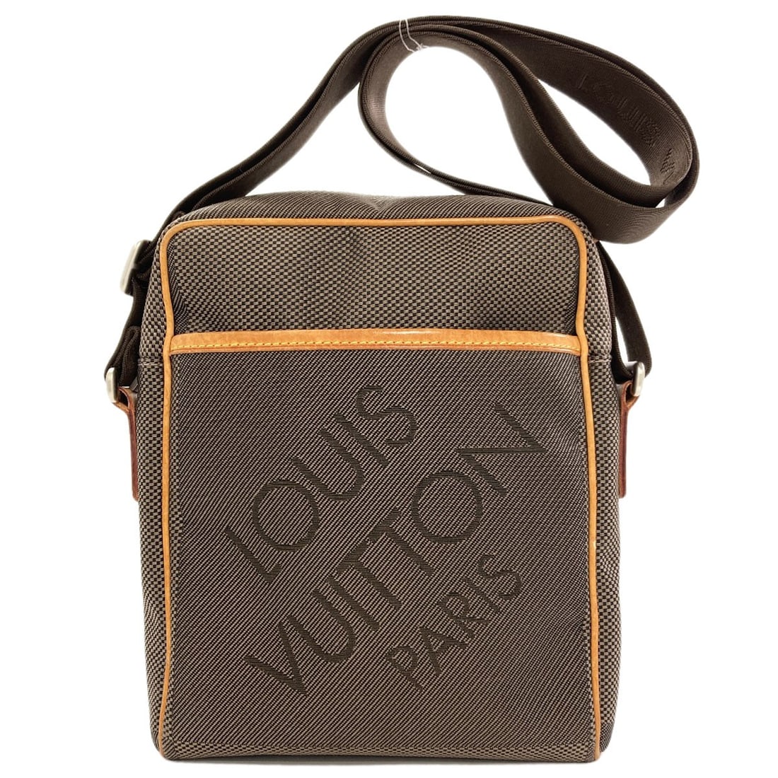 Geant Bag Damier Sitadan Shoulder Louis Vuitton: Geant Bag Damier Sitadan Shoulder Louis Vuitton Brown Damier Geant Louis Vuitton shoulder bag with a classic design. This iconic bag features the signature Damier Geant pattern, a timeless and