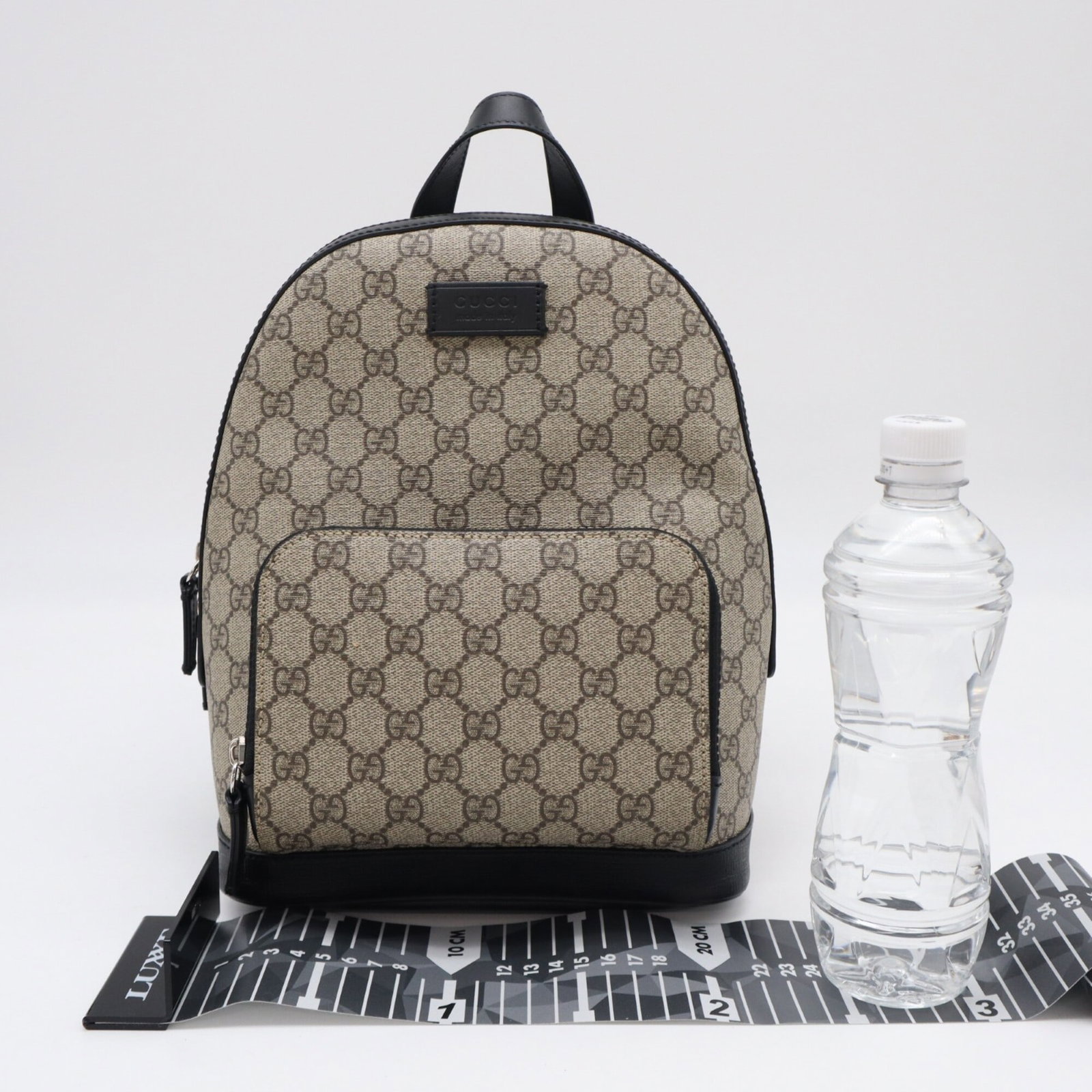 Canvas Leather Backpack - 3