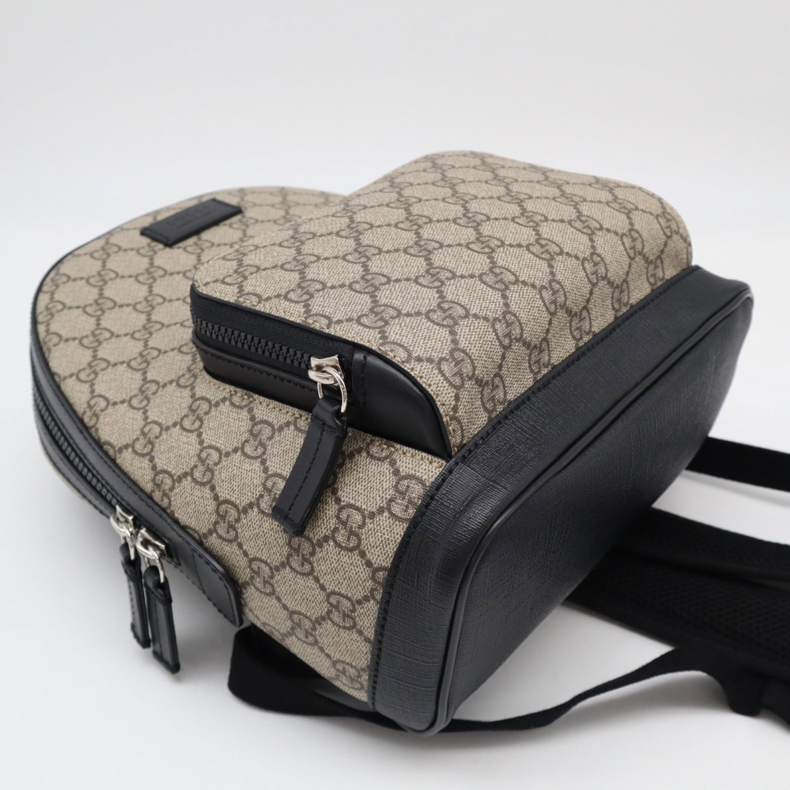 Canvas Leather Backpack - 5