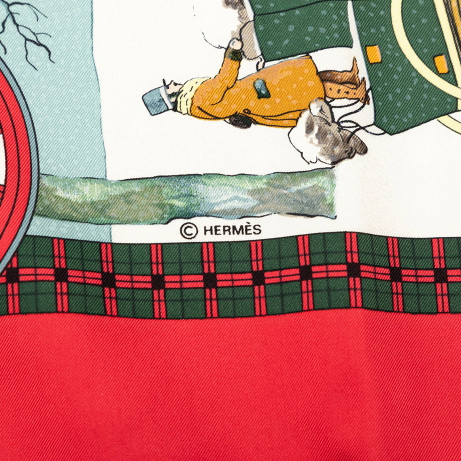 Silk Hermes Scarf - 4