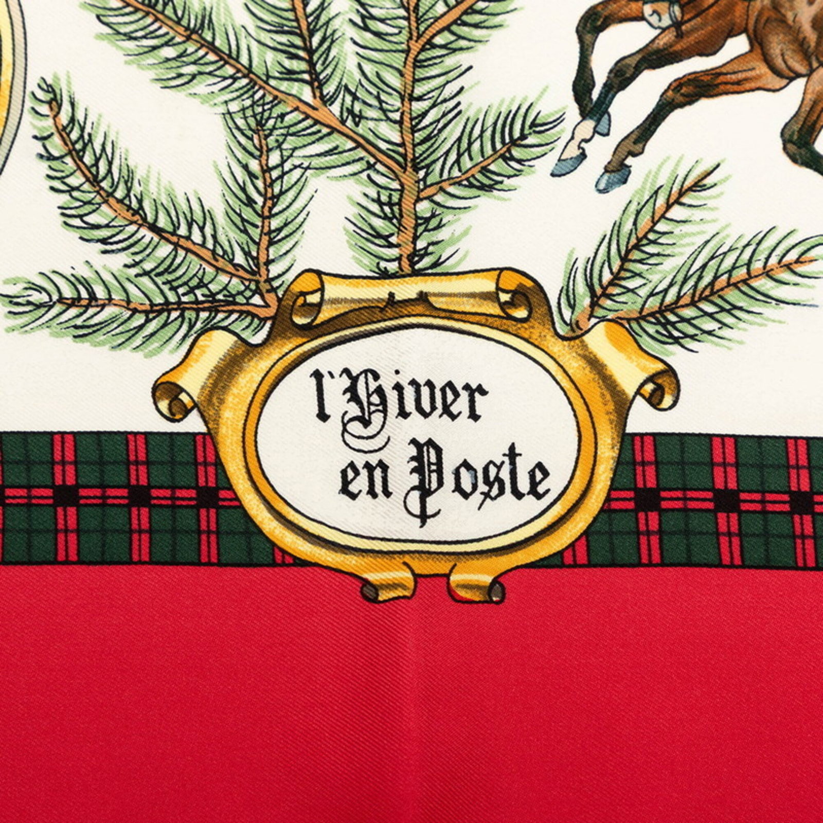 Silk Hermes Scarf - 5