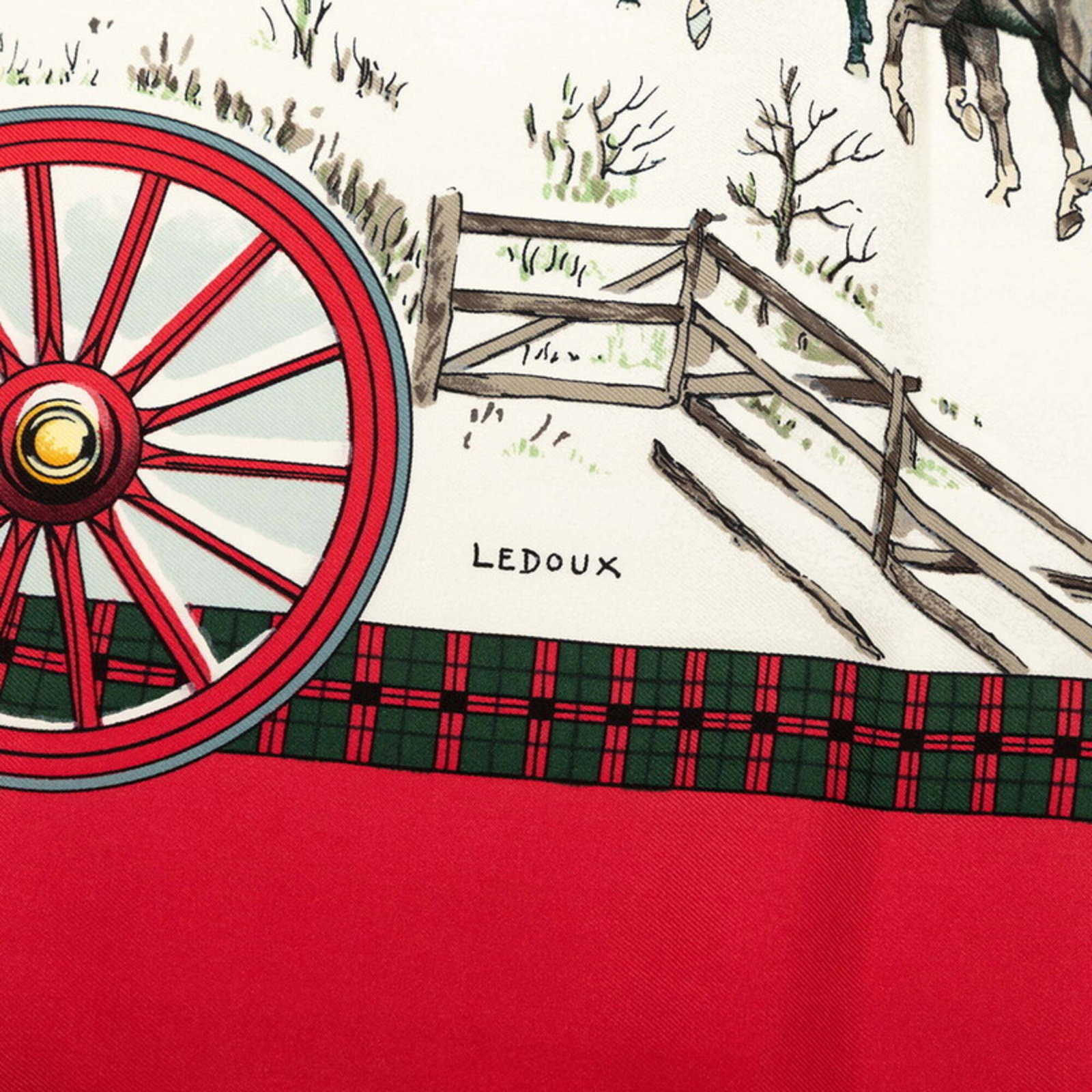 Silk Hermes Scarf - 7