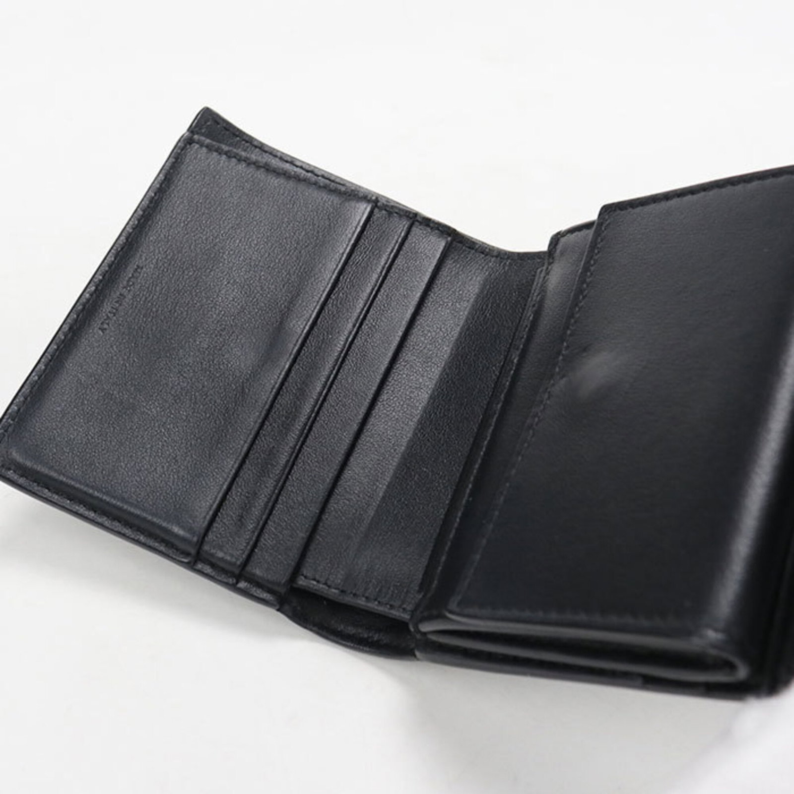 Celine Leather Wallet Fold - 4