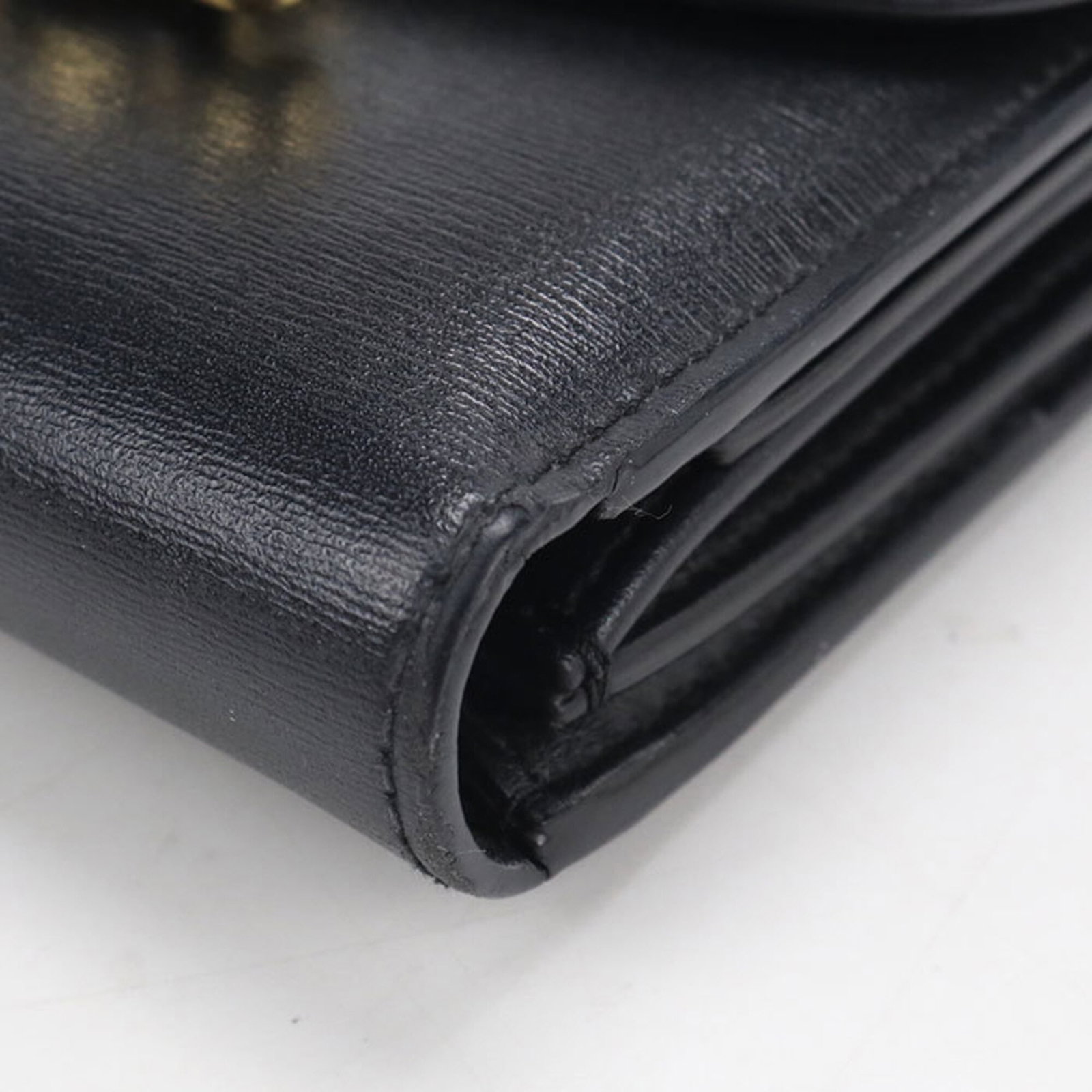 Celine Leather Wallet Fold - 9