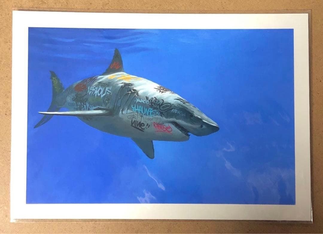 Josh Keyes Frenzy Giclee Print 2018 Tiny Showcase Shark Art 1000 Ed (1 of 3)